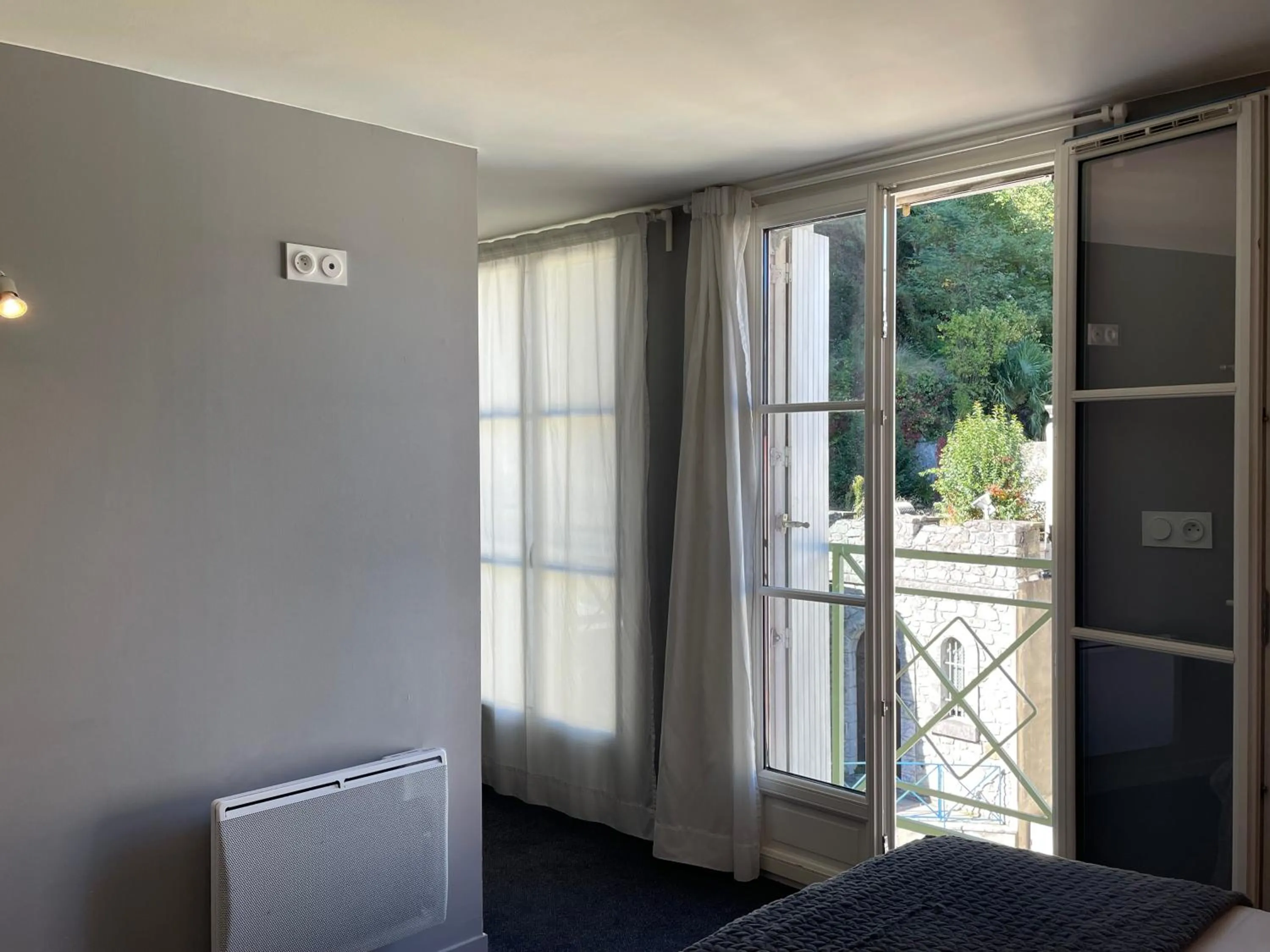 View (from property/room) in Logis Hôtel Castel de Mirambel