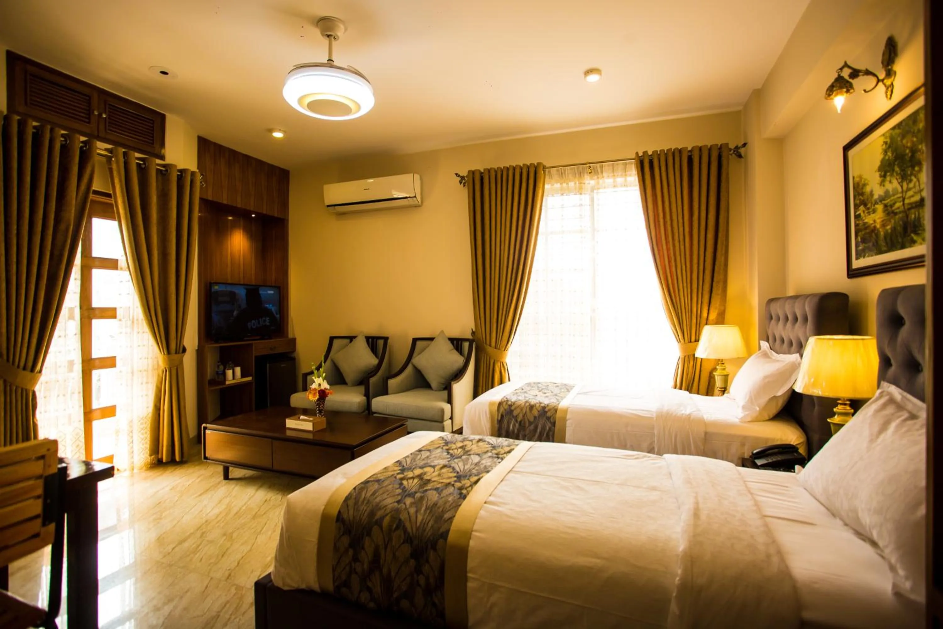 Bed in Shinepukur Suites