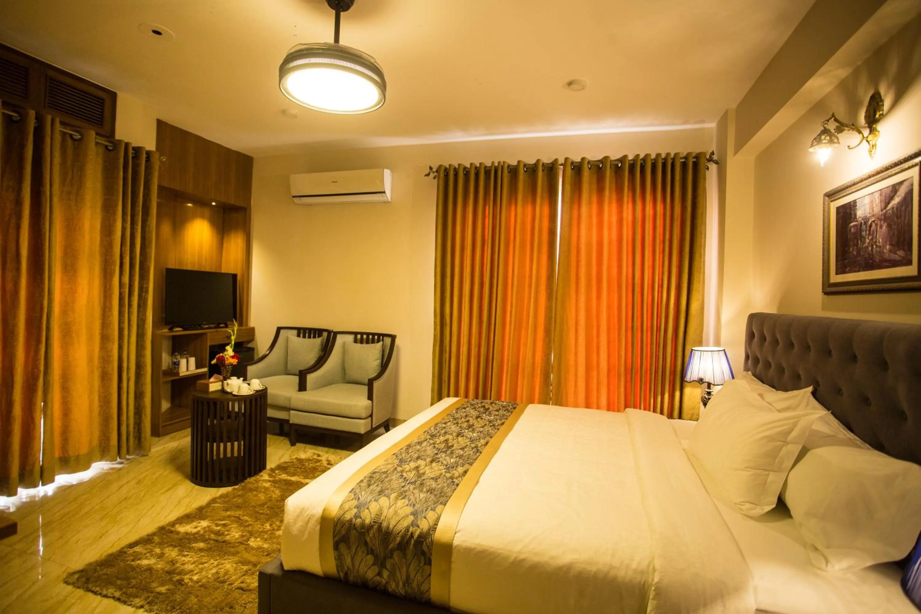Bed in Shinepukur Suites