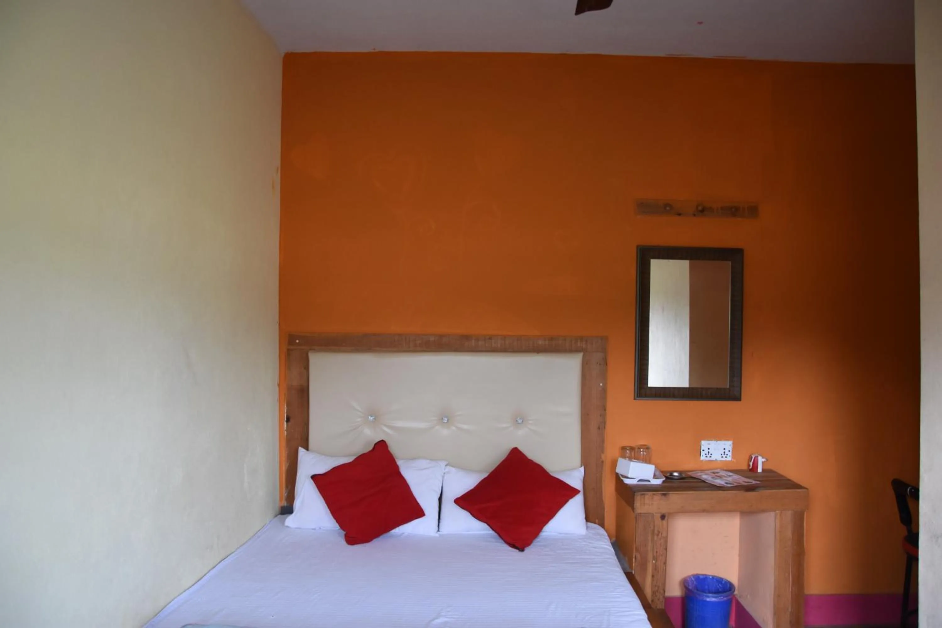 Bed in Hong Qi Hotel