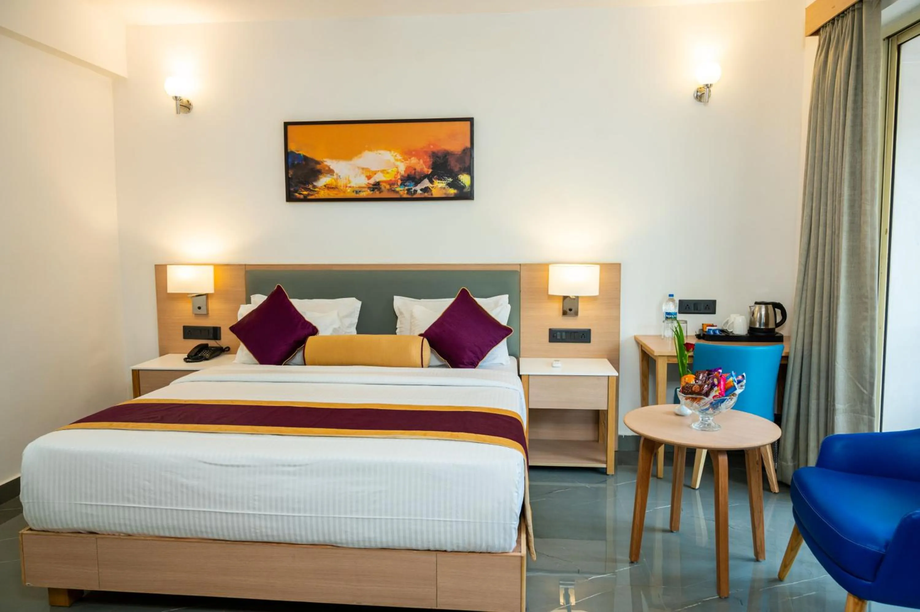 Bed in Hotel Meraden Opus , Anjuna Beach Goa