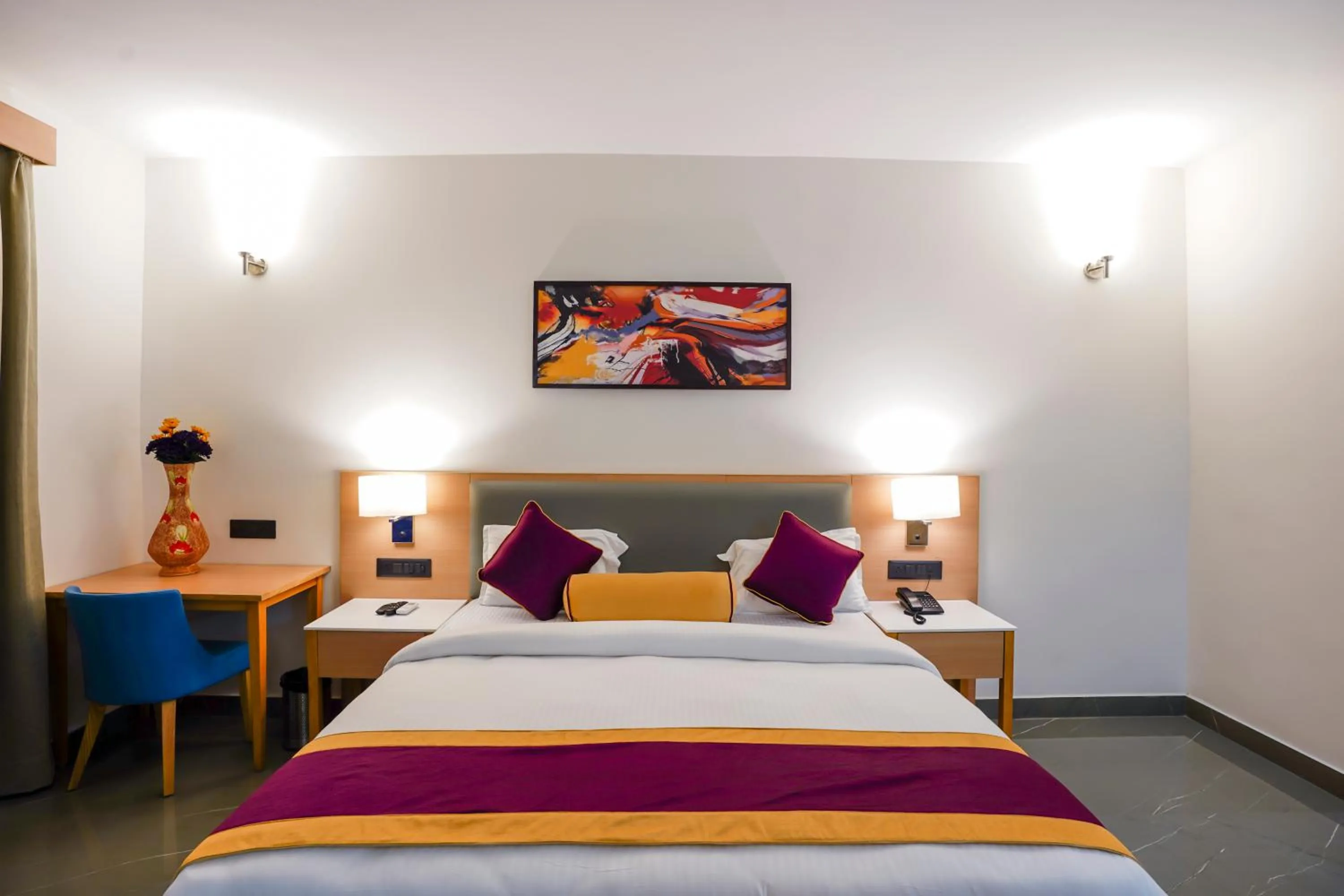 Bed in Hotel Meraden Opus , Anjuna Beach Goa