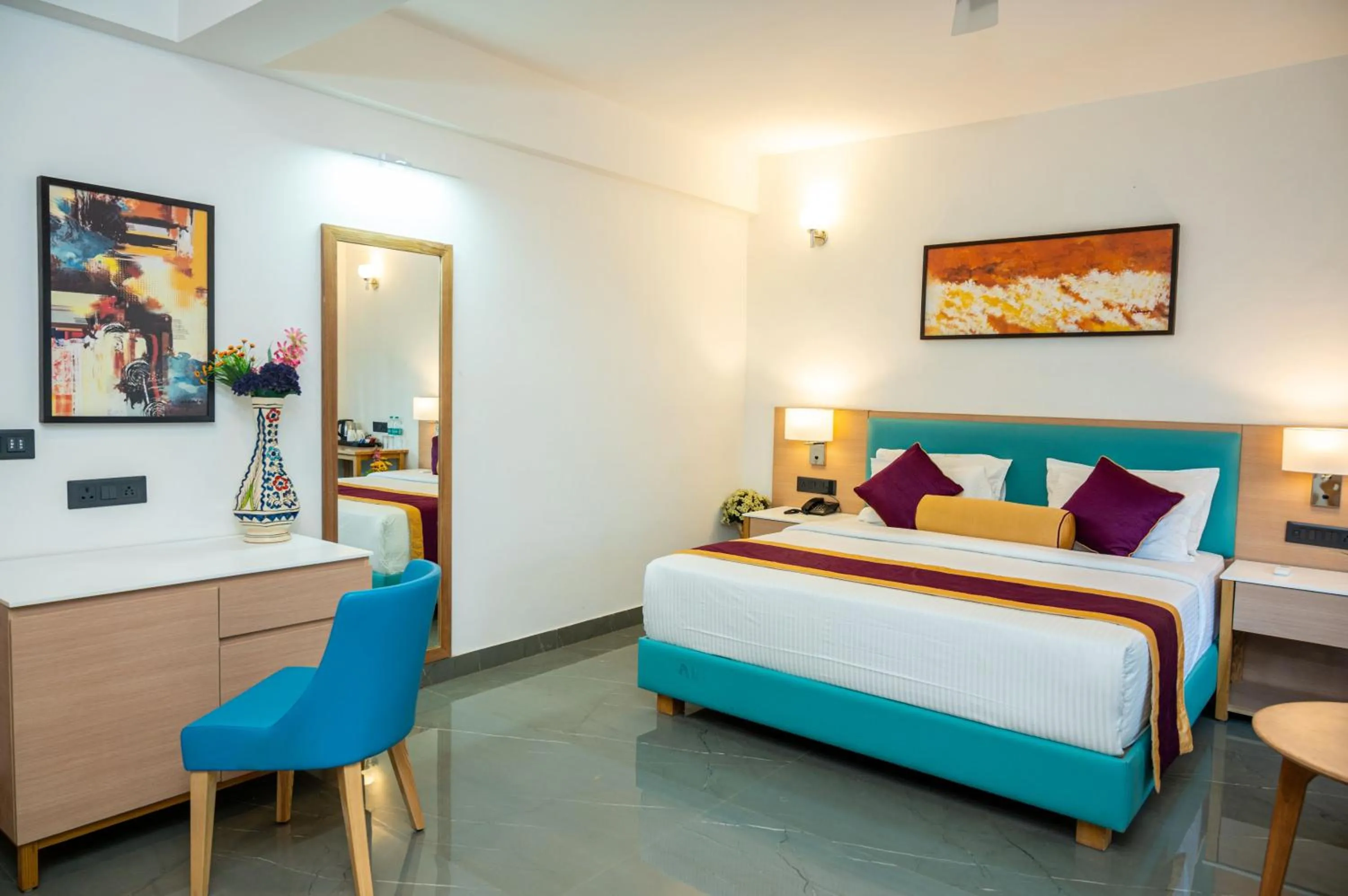 Bed in Hotel Meraden Opus , Anjuna Beach Goa