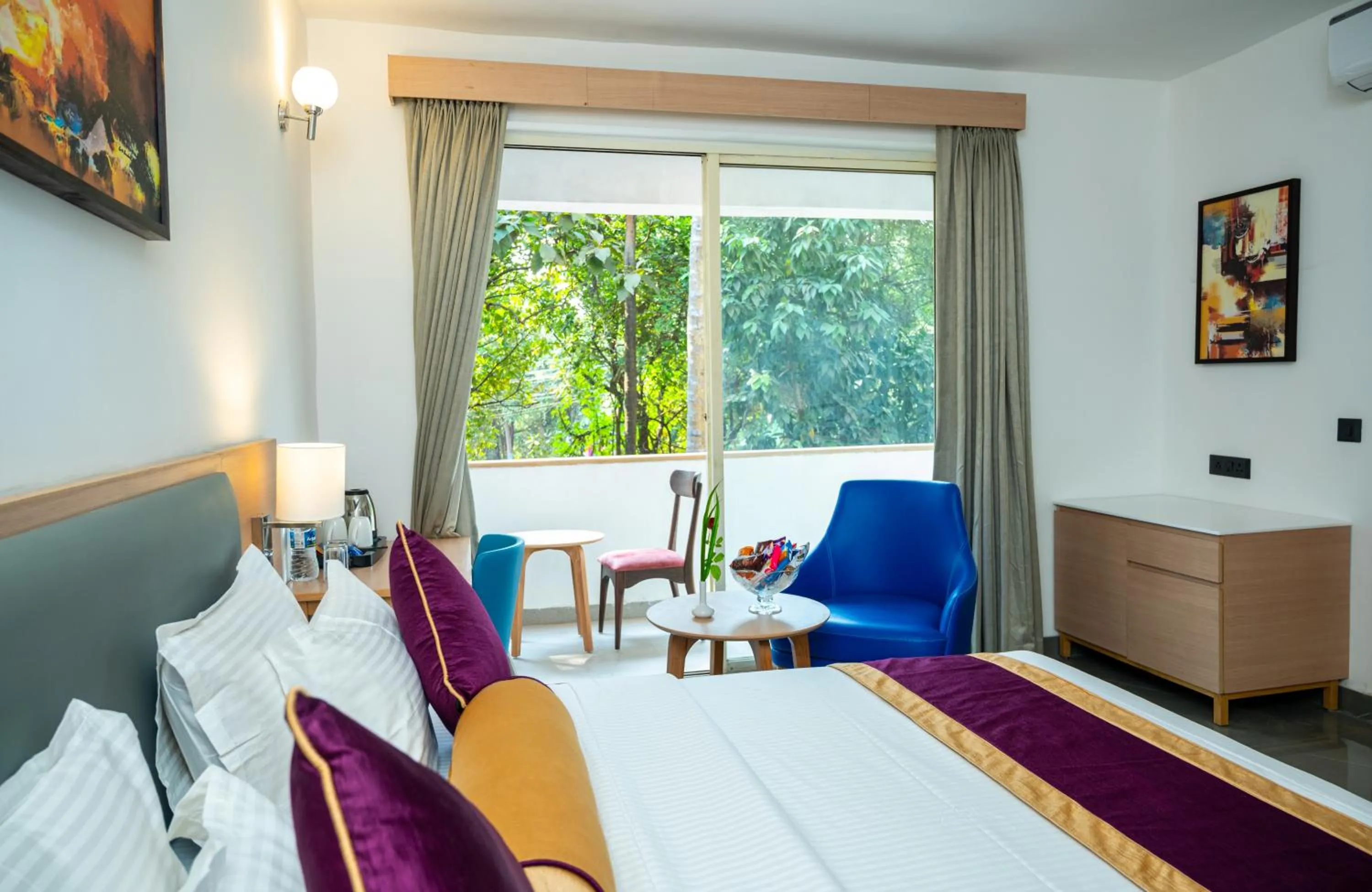 Bed in Hotel Meraden Opus , Anjuna Beach Goa