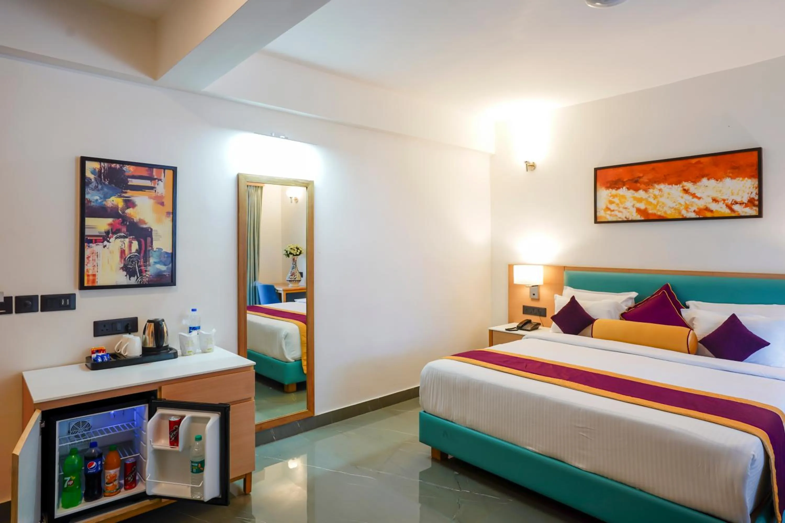 Bed in Hotel Meraden Opus , Anjuna Beach Goa