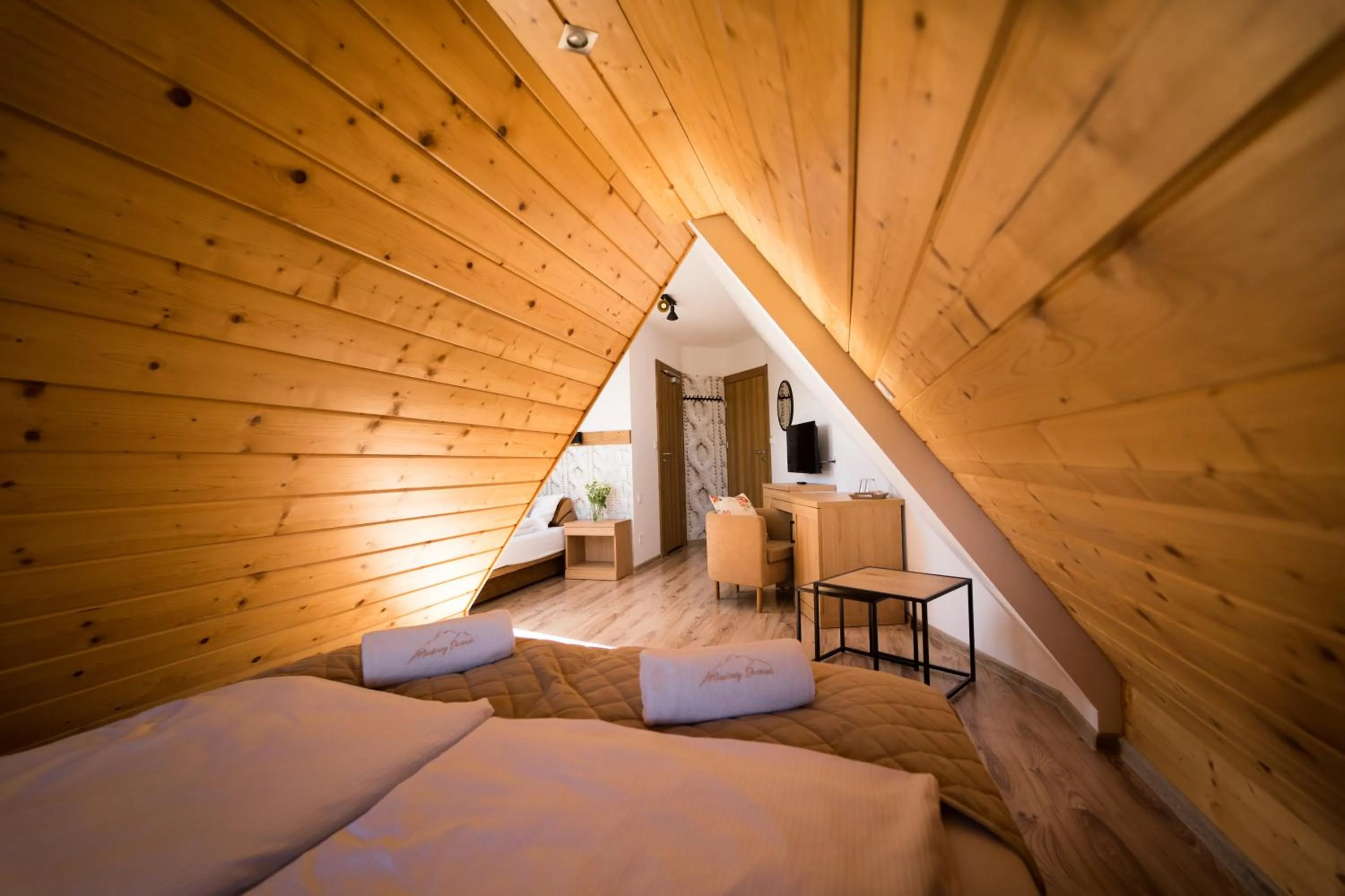 Photo of the whole room, Bed in Miodowy Dworek