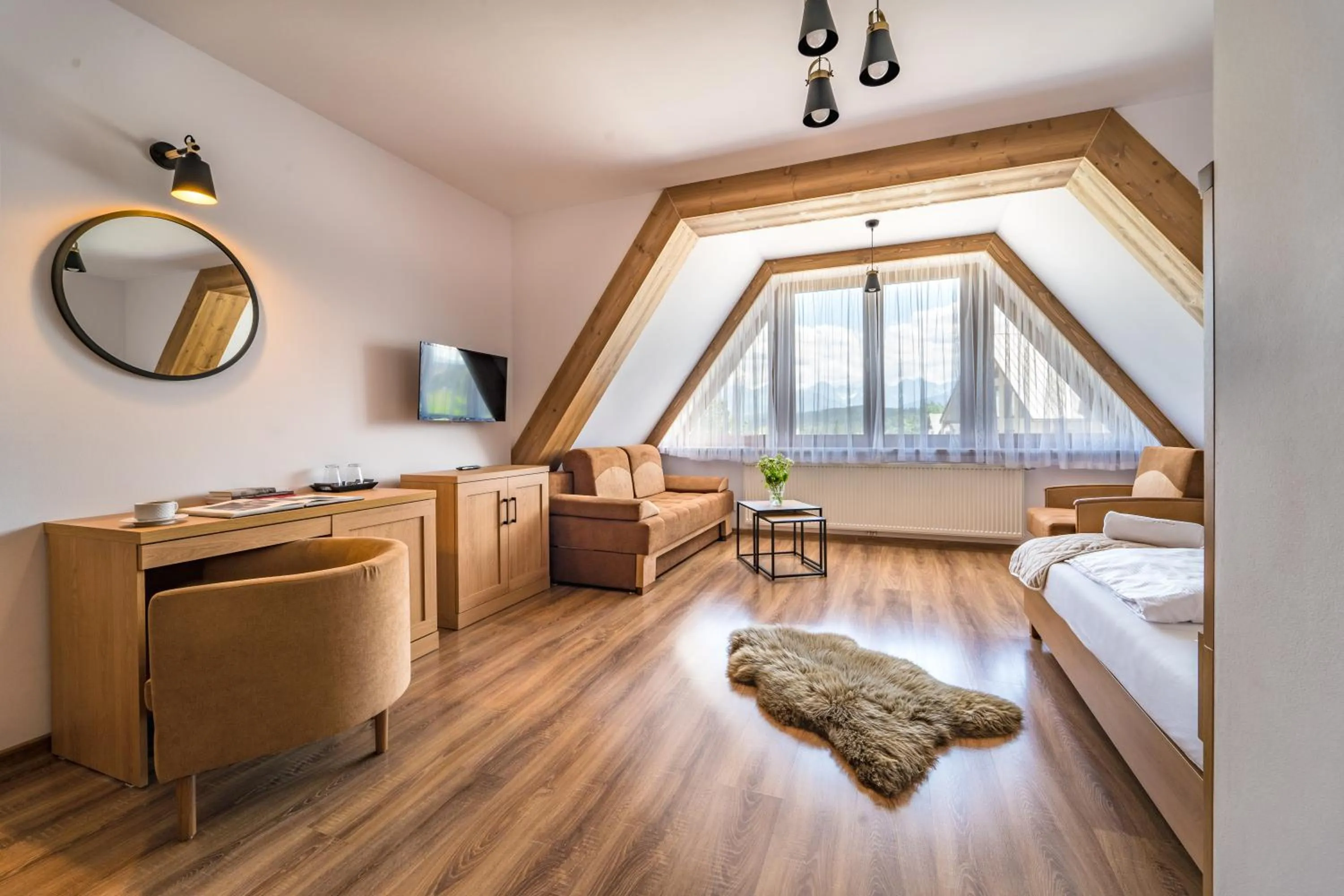 Photo of the whole room, Bed in Miodowy Dworek