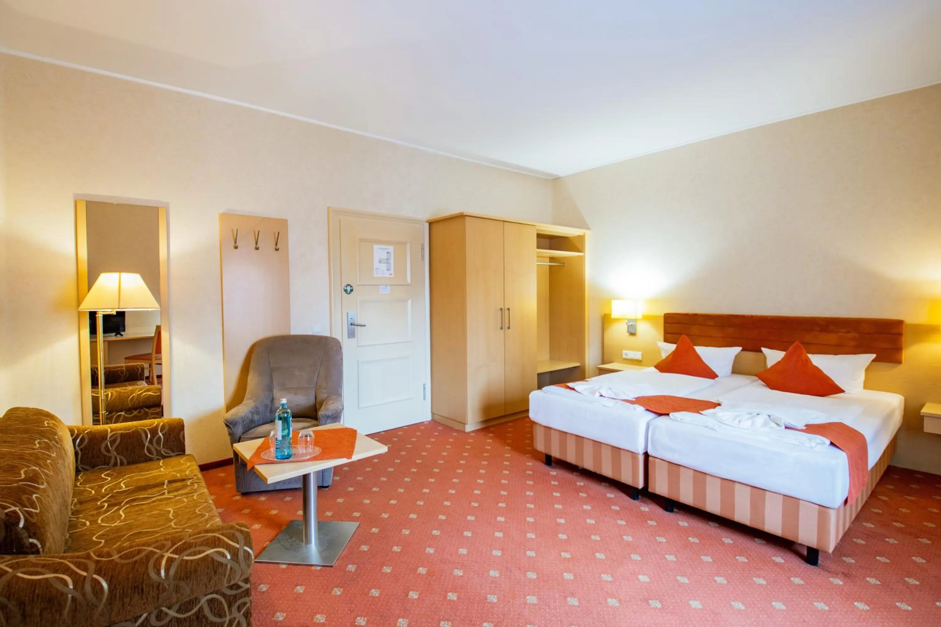 Photo of the whole room, Bed in SeeHotel Großräschen