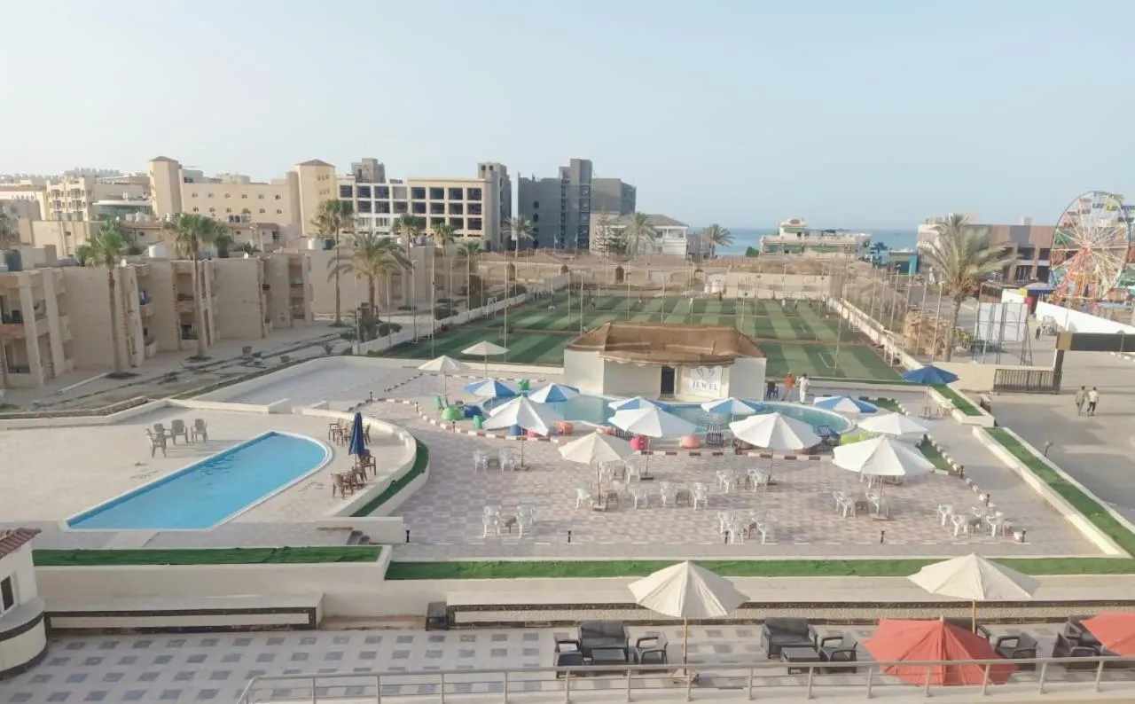 Pool view in Jewel Matrouh Hotel