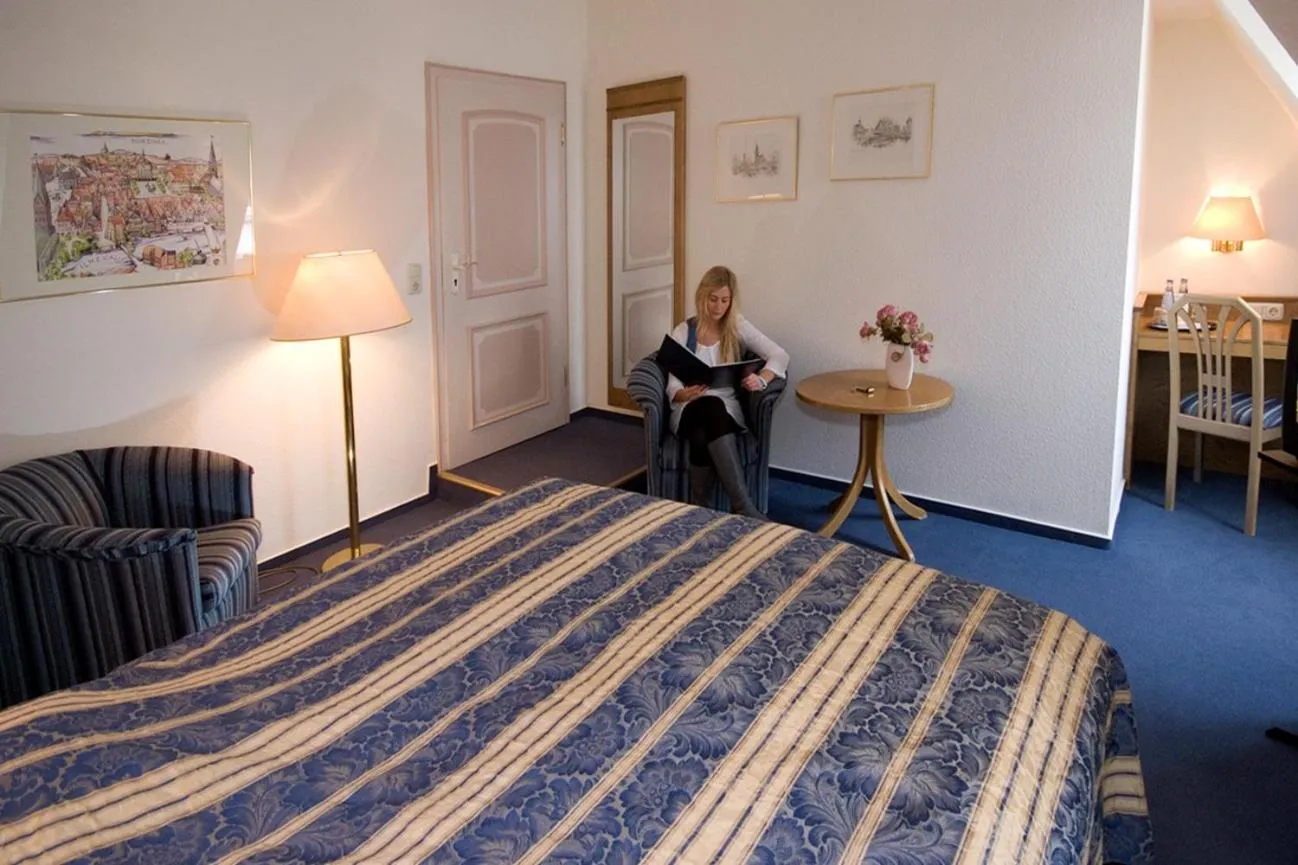 Bed in Hotel Bremer Hof