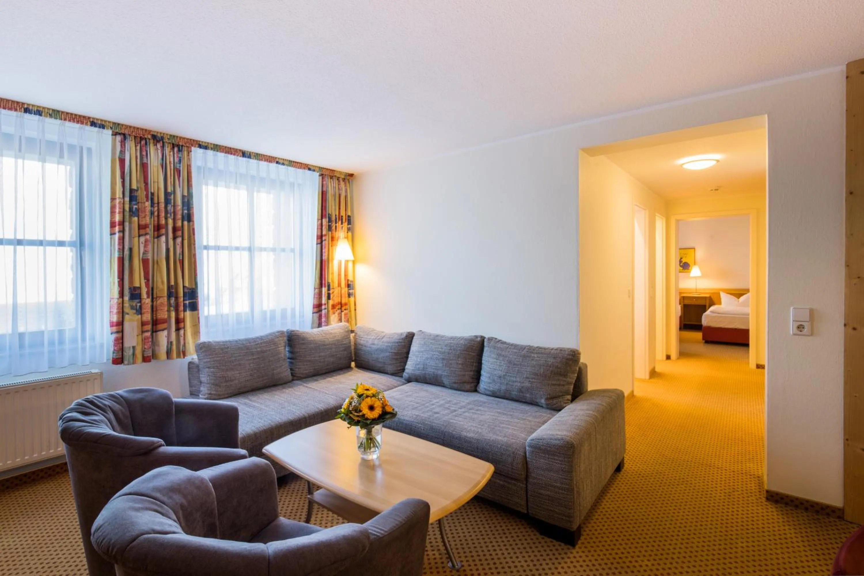 Living room, Bed in Hubertusbaude