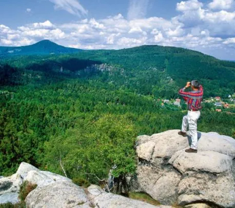 Natural landscape in Hubertusbaude