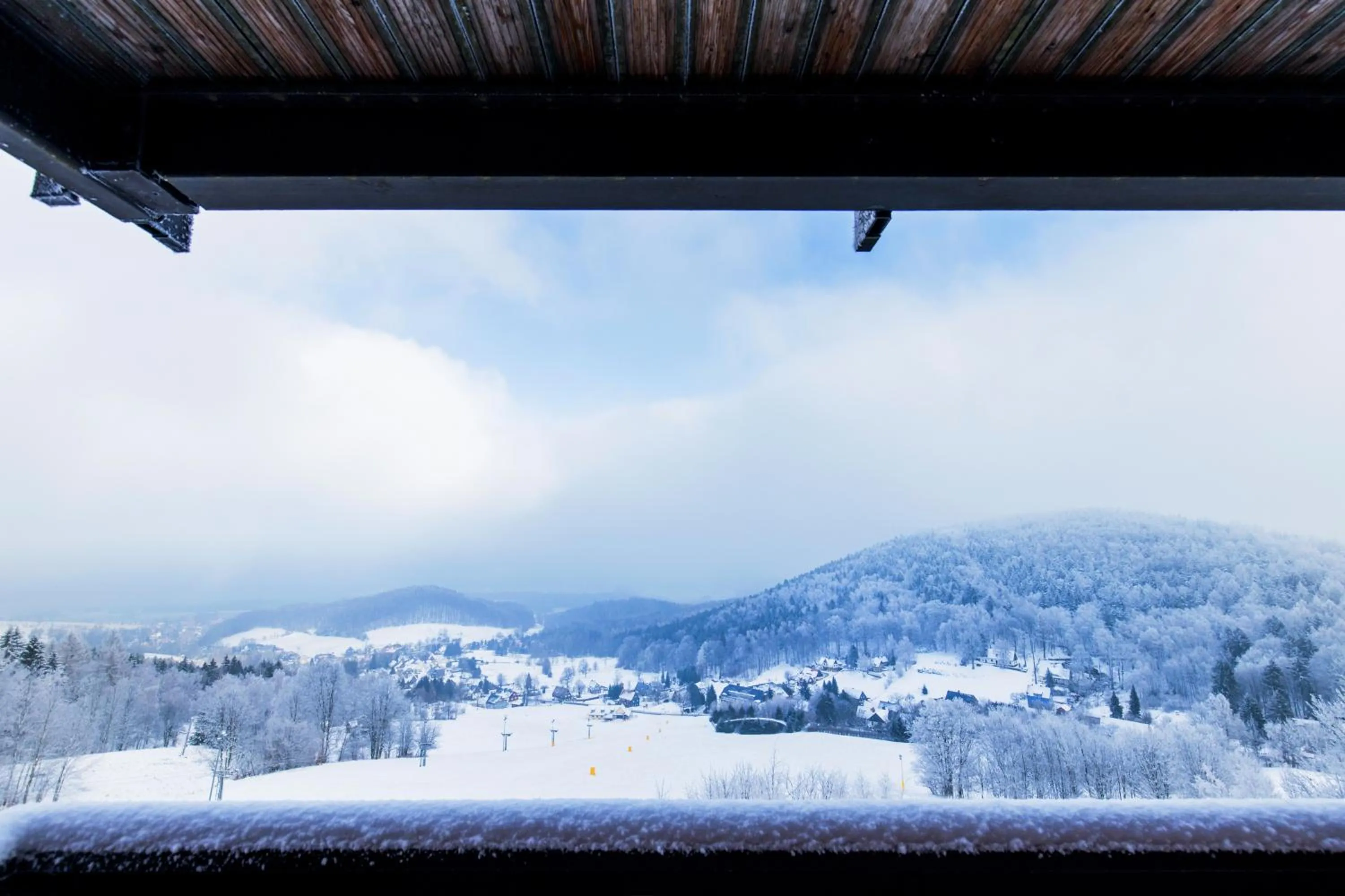 Natural landscape in Hubertusbaude