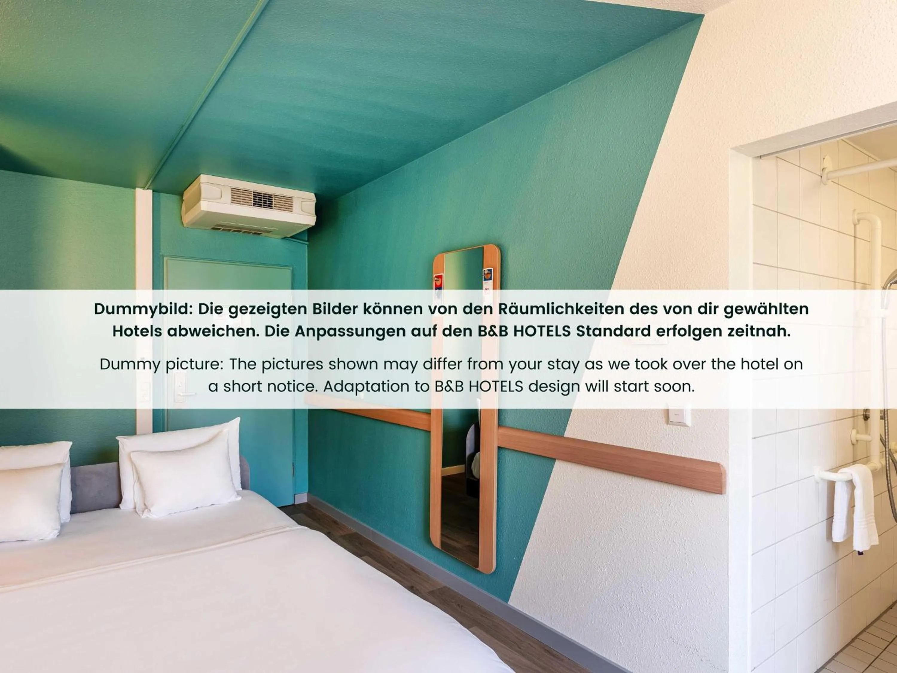 Photo of the whole room, Bed in ibis budget Leipzig Messe