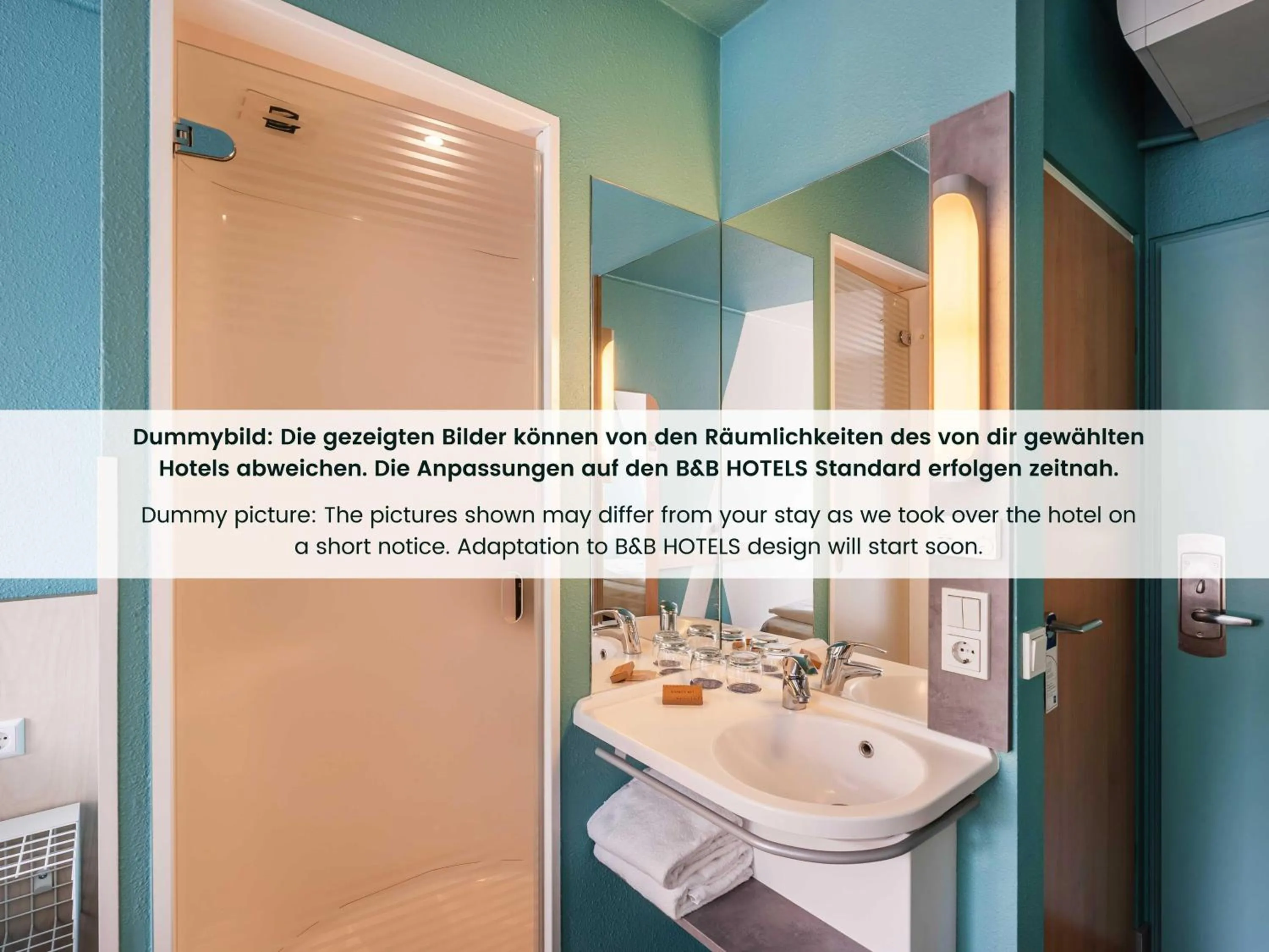 Shower in ibis budget Leipzig Messe