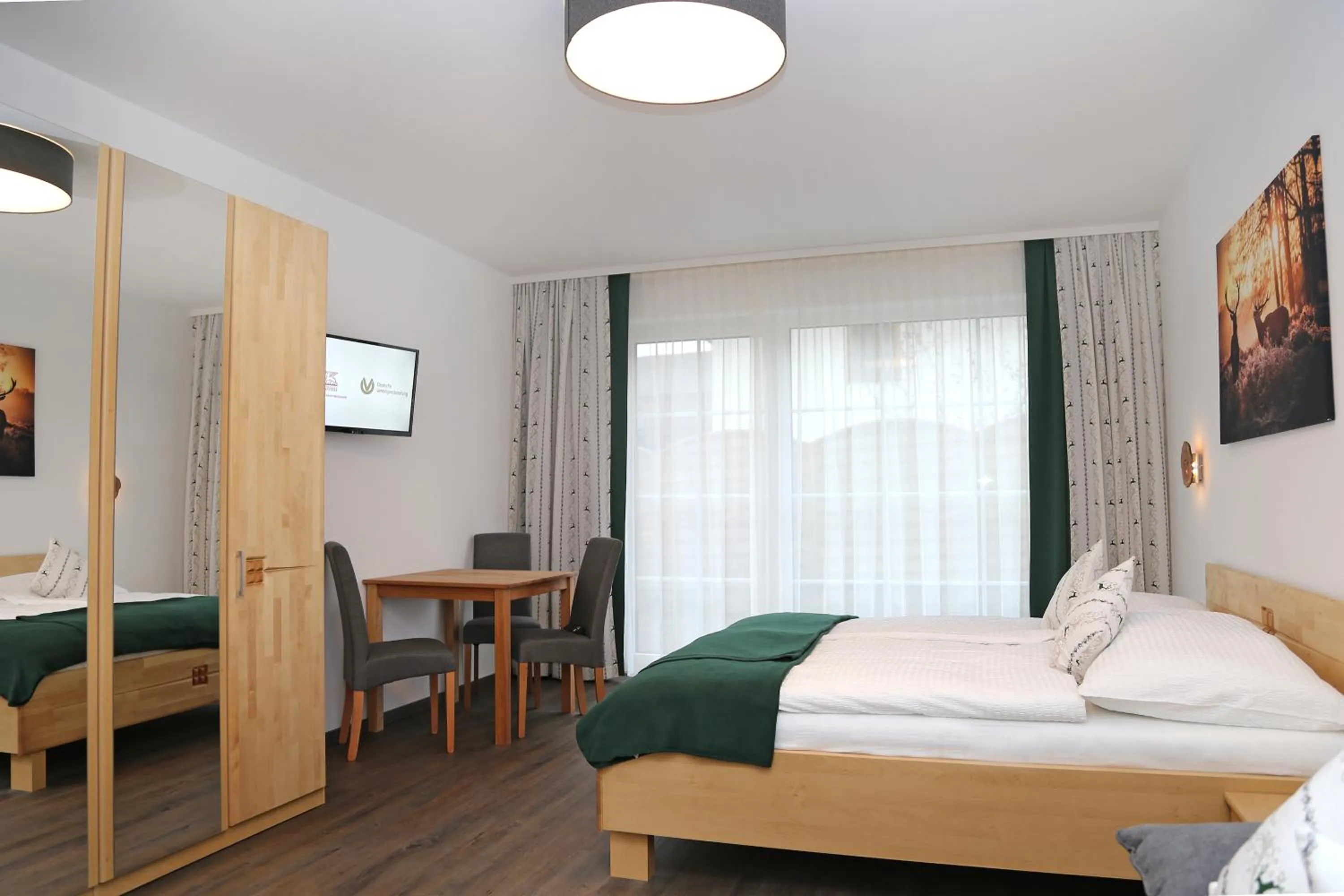 Bed in Apartments Schmiedgut