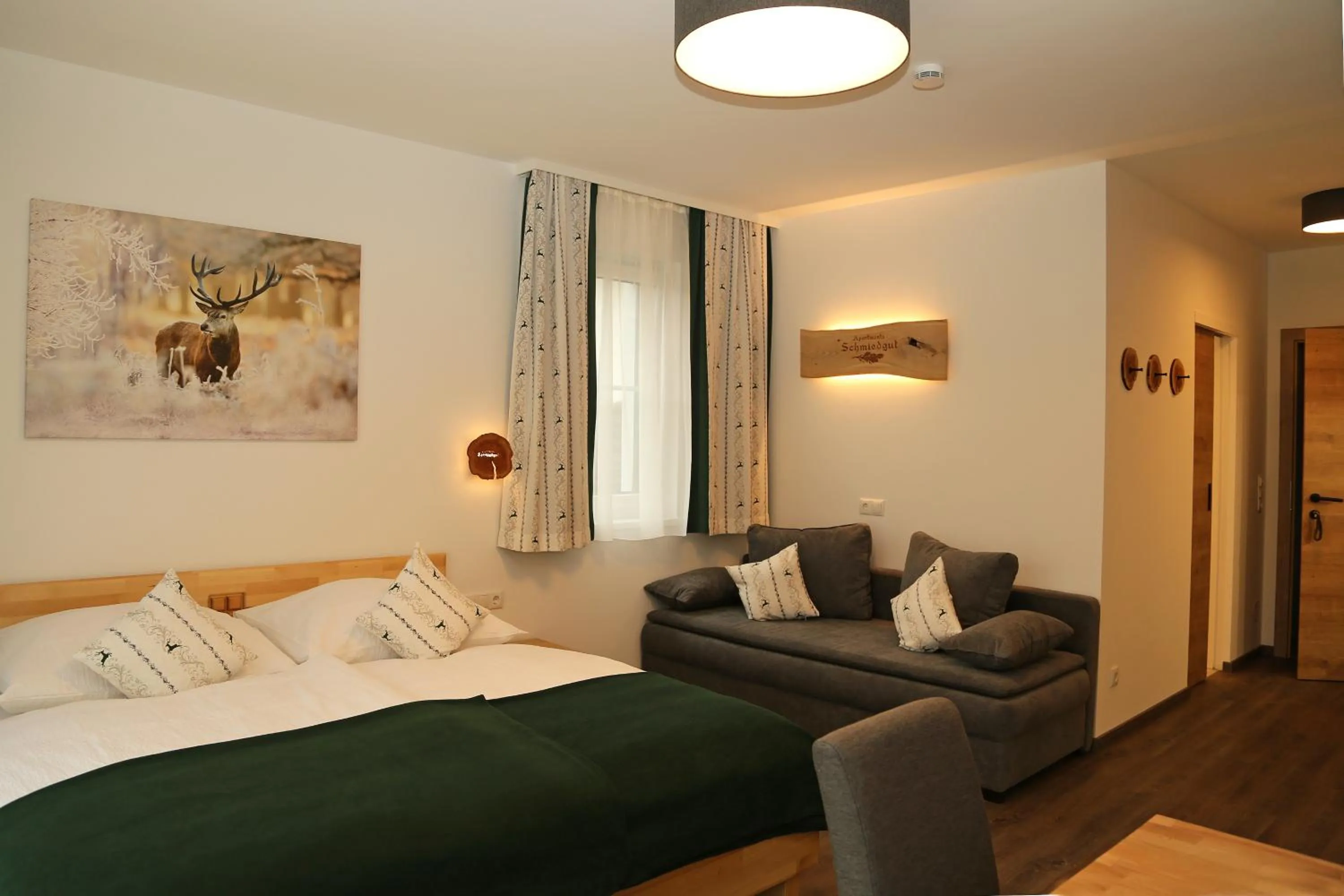 Photo of the whole room, Bed in Apartments Schmiedgut