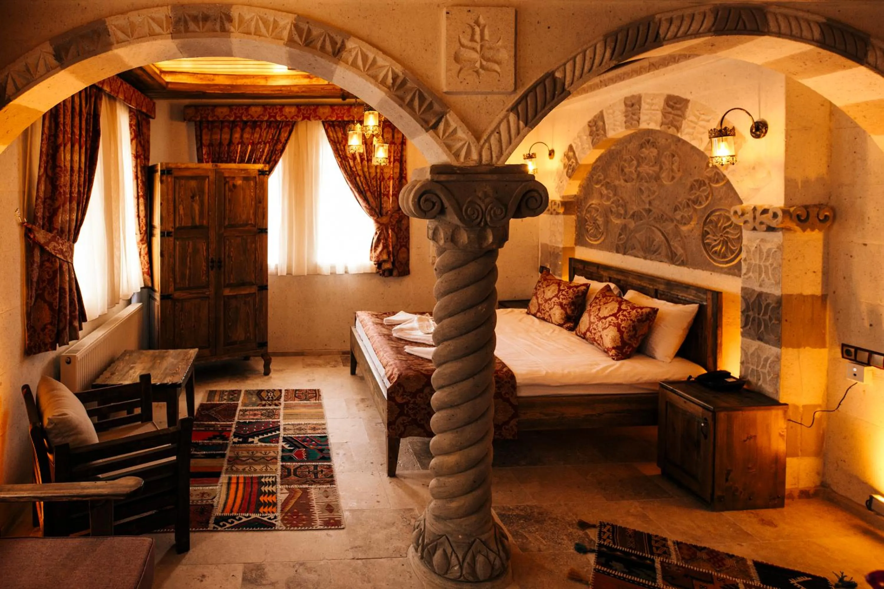 Photo of the whole room, Bed in Wonder of cappadocia