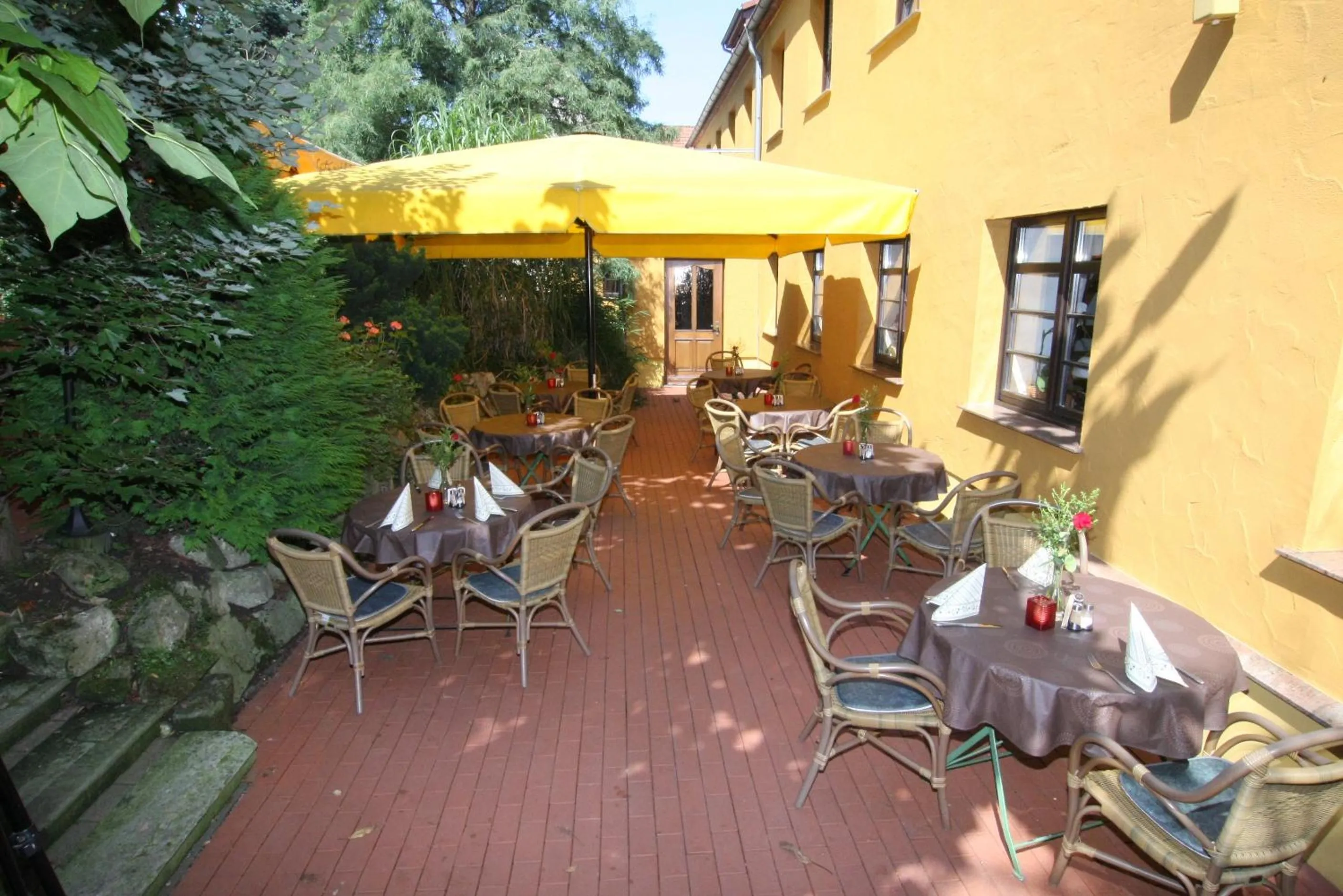 Balcony/Terrace in Hotel Wenzels Hof