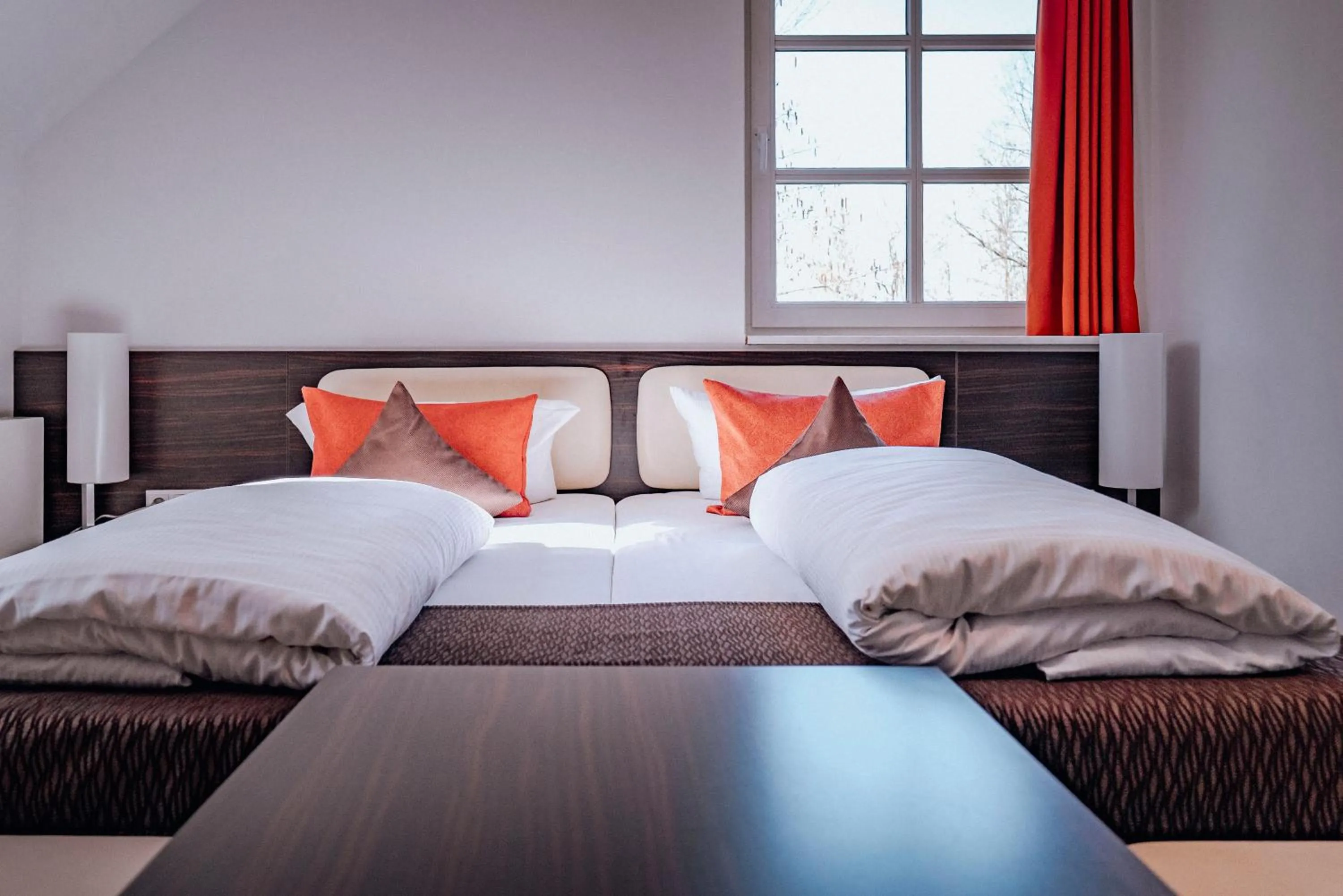 Bed in Hotelanlage Starick