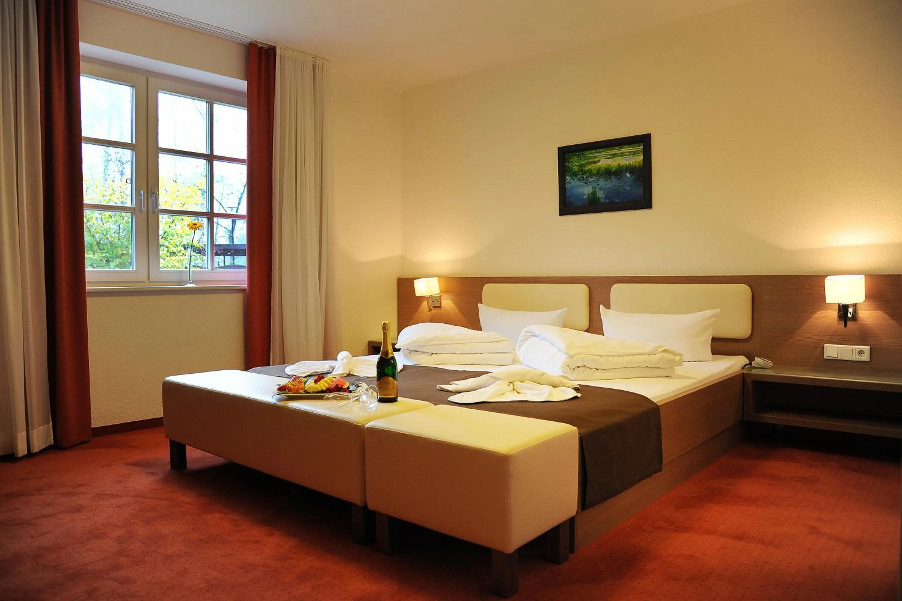 Photo of the whole room, Bed in Hotelanlage Starick