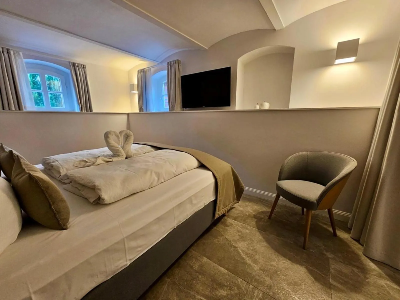 Bedroom, Bed in Hotelanlage Starick