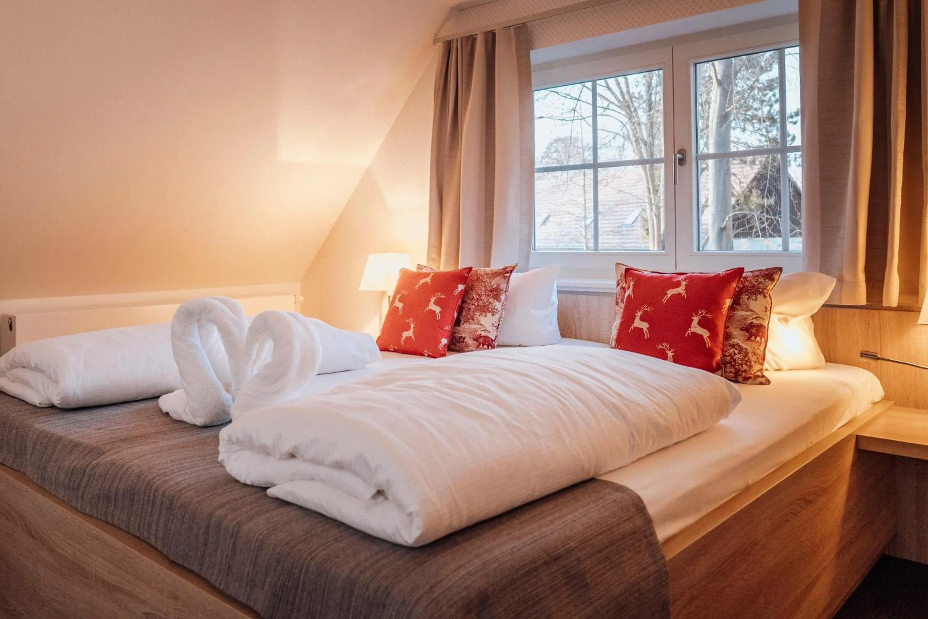 Bed in Hotelanlage Starick