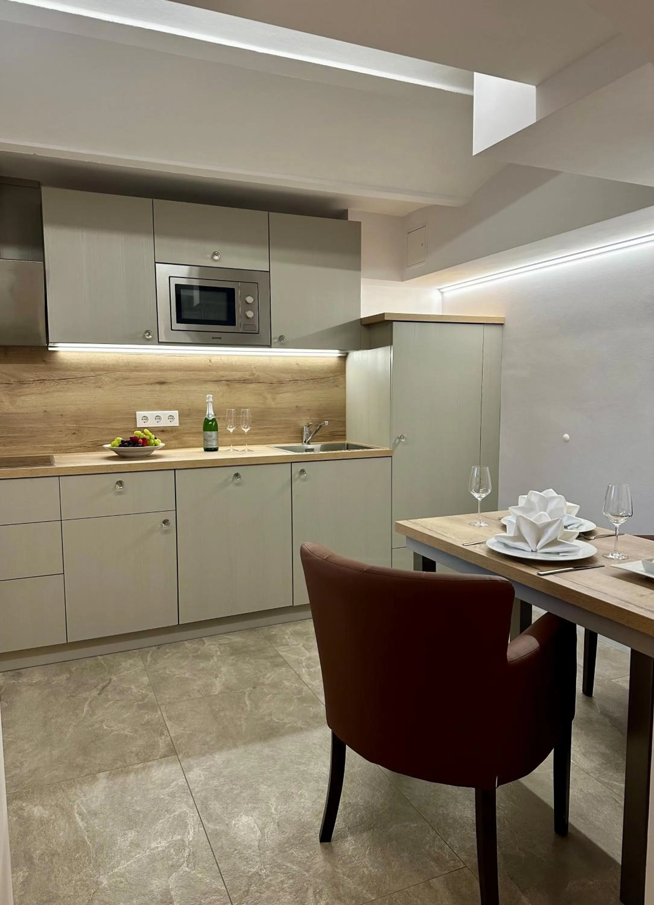 Kitchen or kitchenette in Hotelanlage Starick
