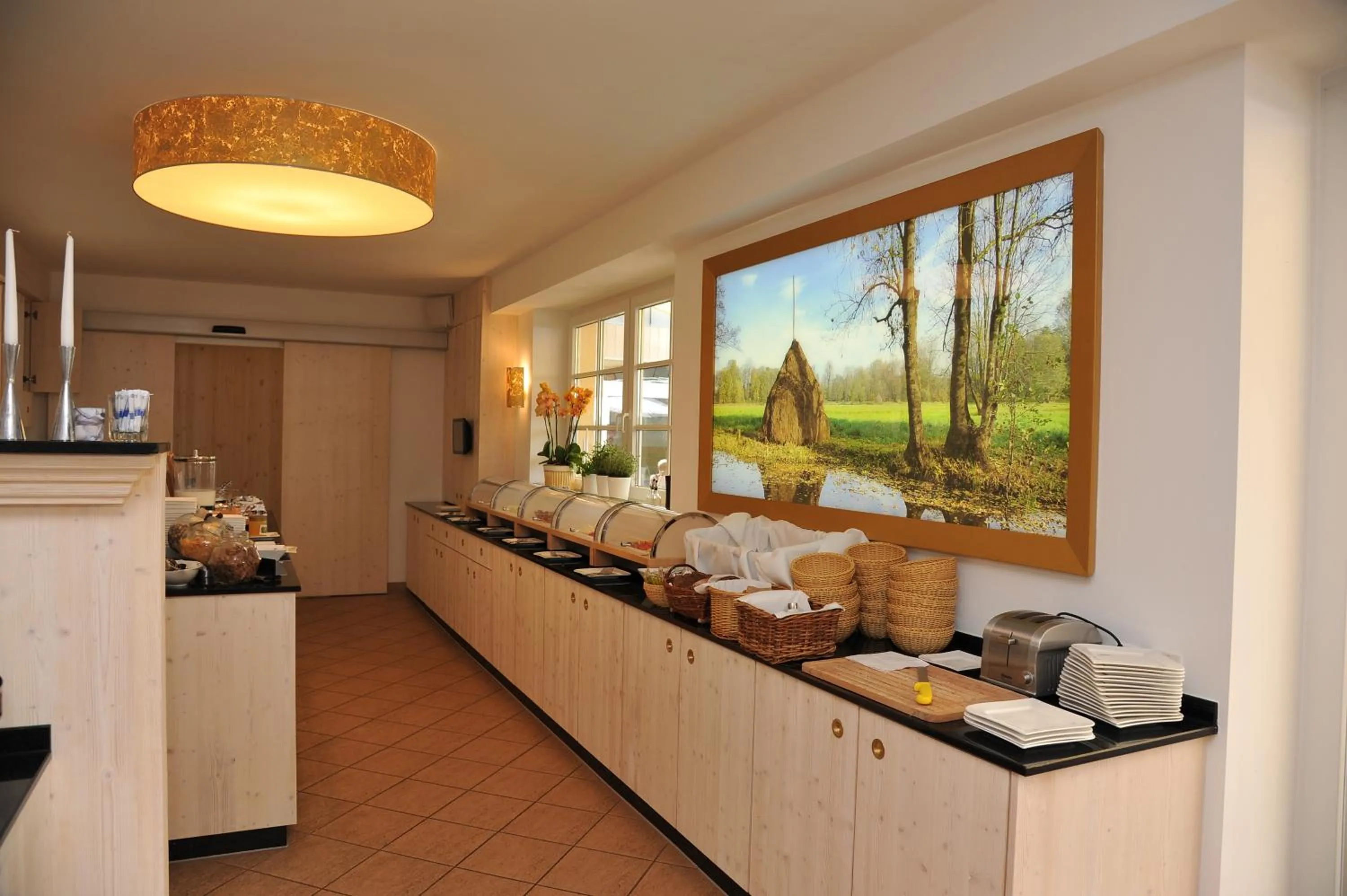 Buffet breakfast in Hotelanlage Starick