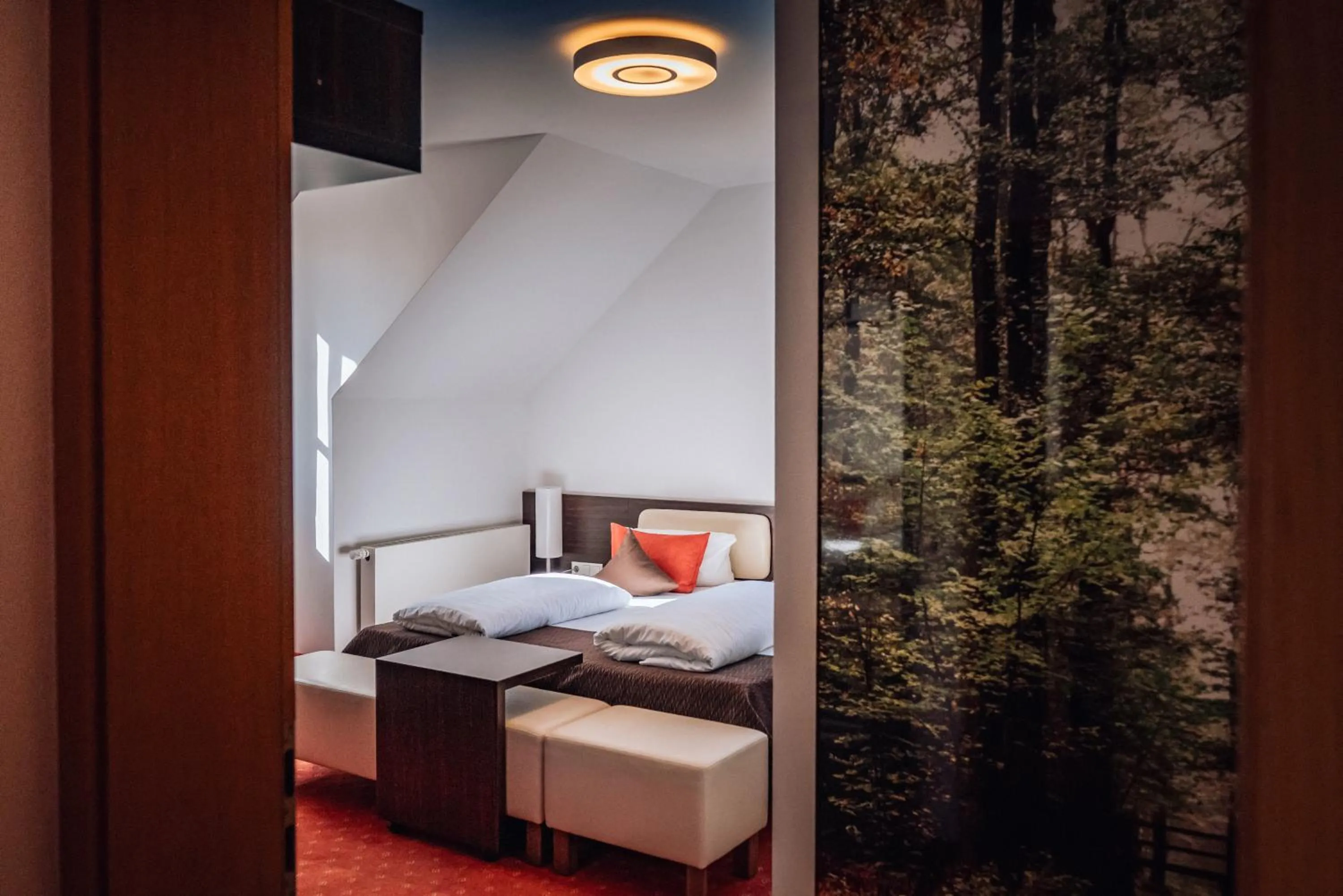 Bed in Hotelanlage Starick