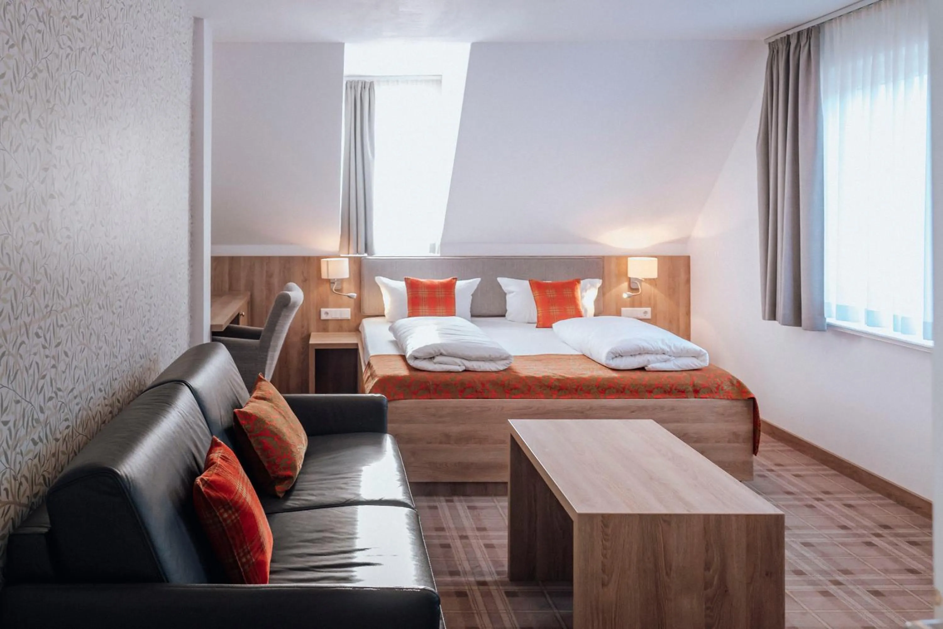 Living room, Bed in Hotelanlage Starick