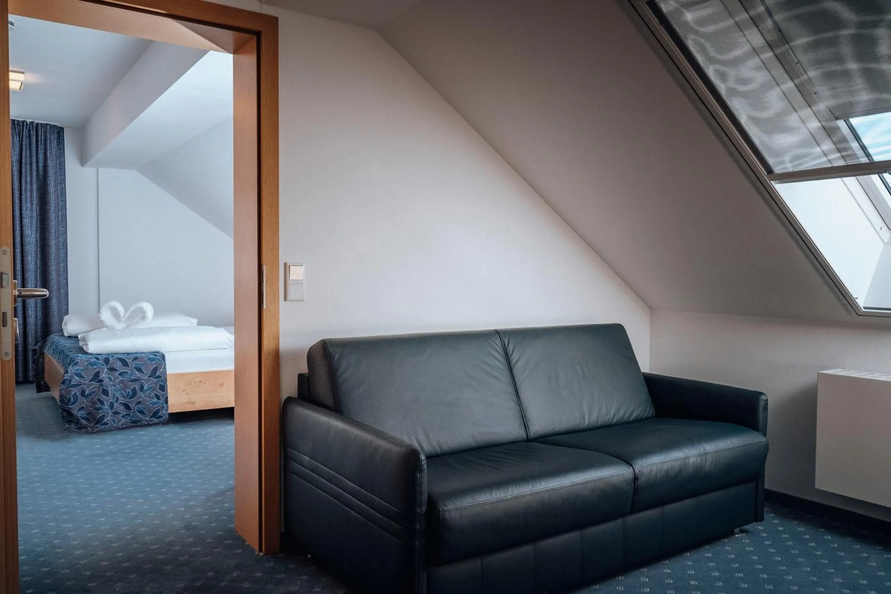 Bed in Hotelanlage Starick