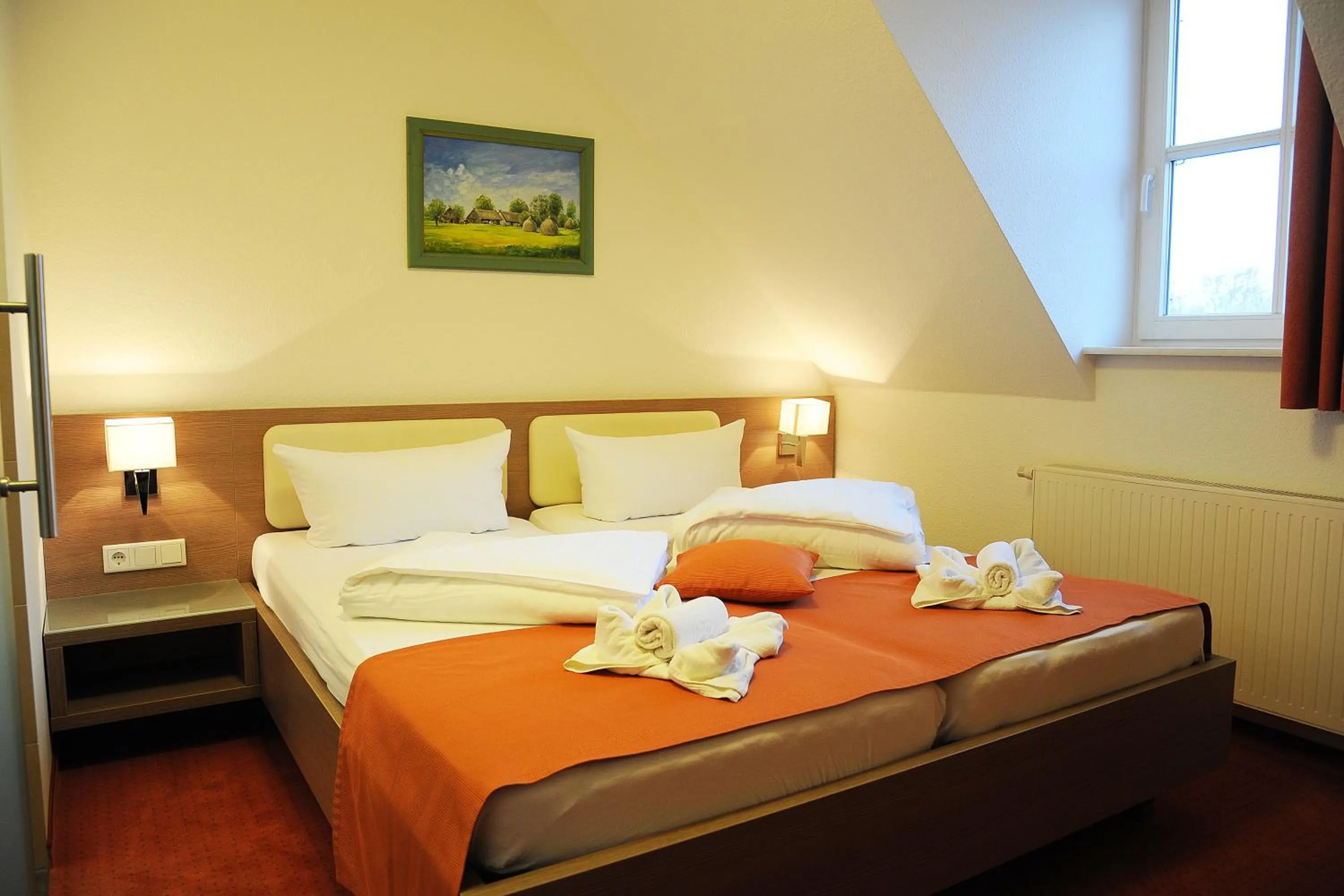 Bedroom, Bed in Hotelanlage Starick