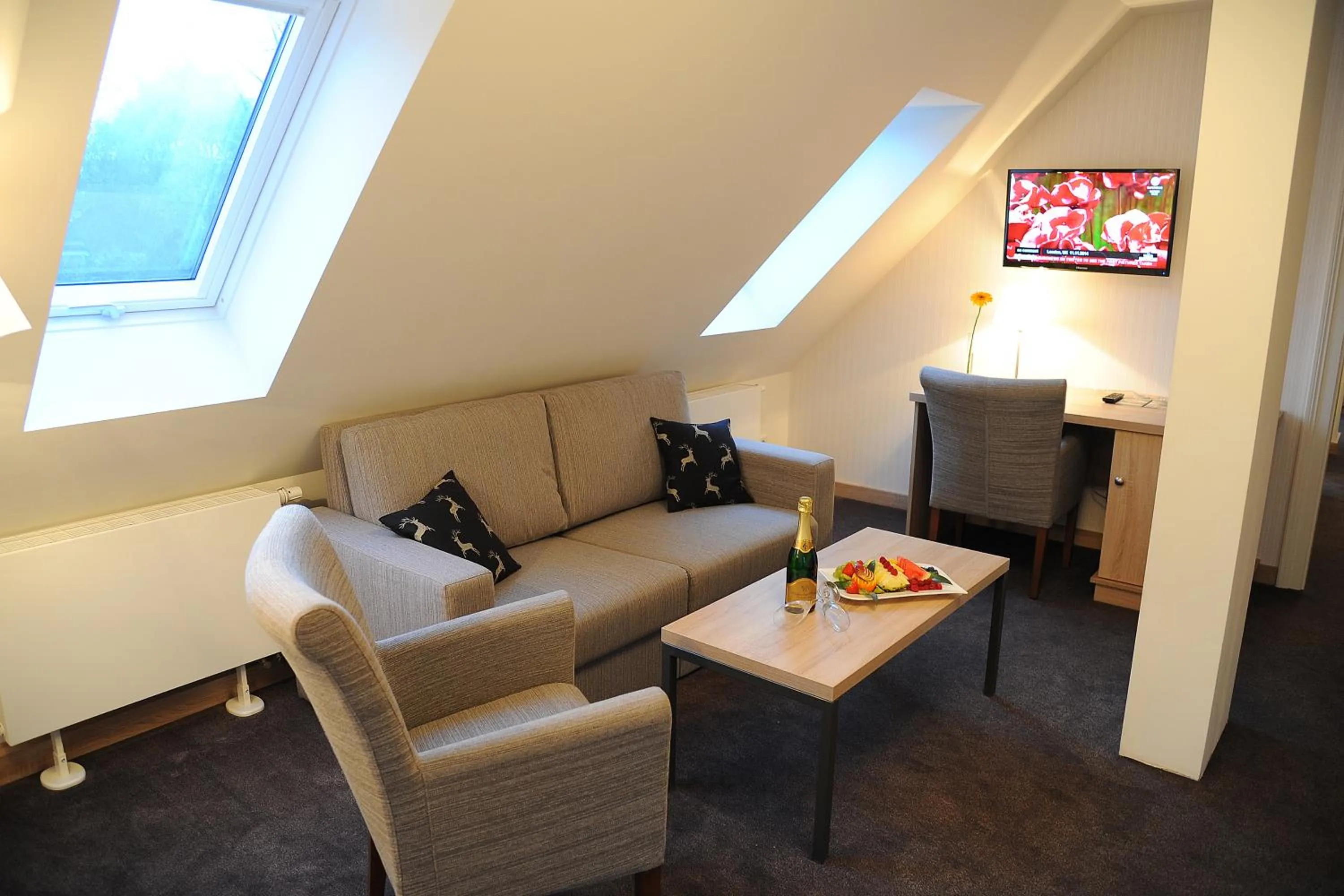 Seating area in Hotelanlage Starick