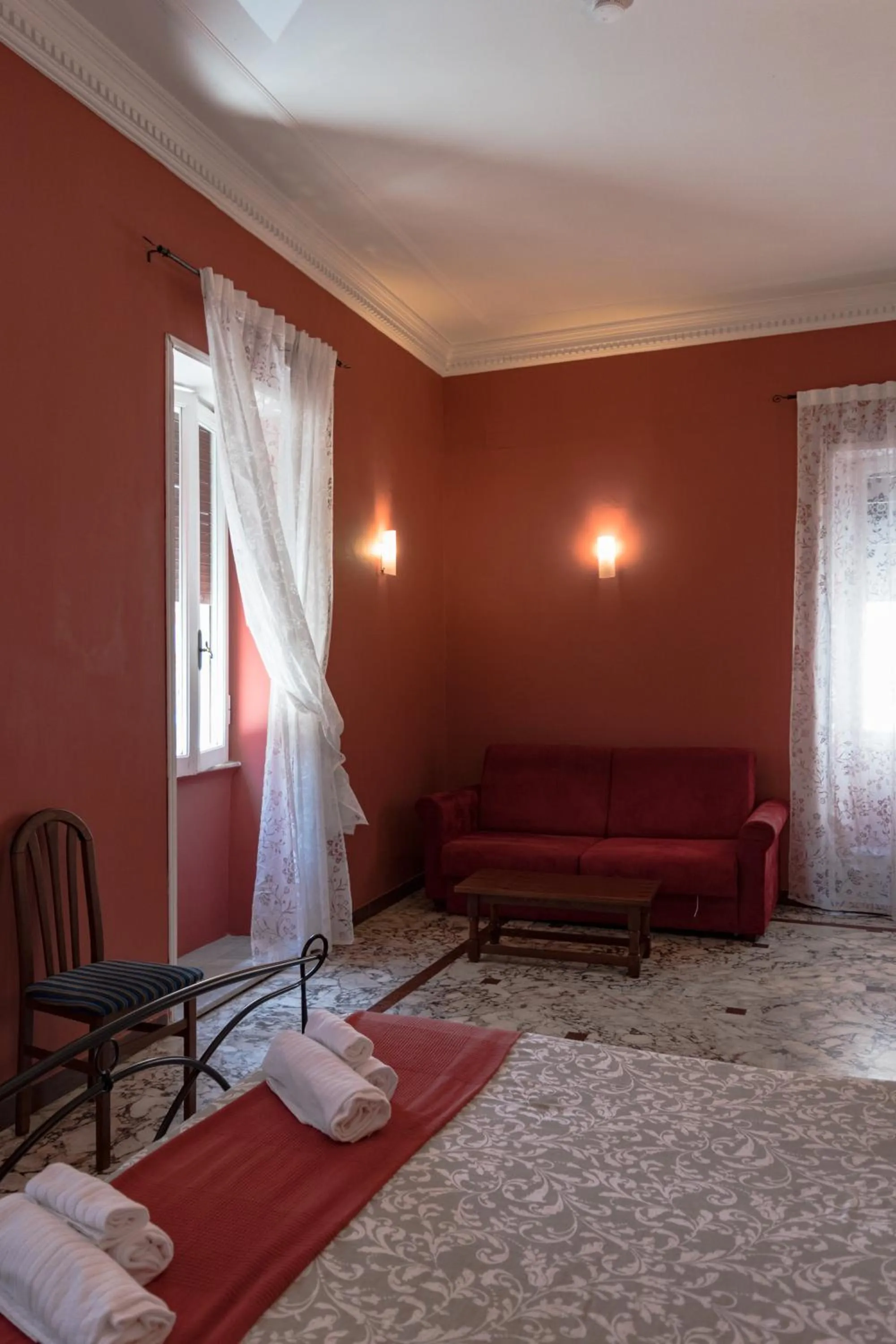 Bedroom, Bed in Antica Terrazza Frascati