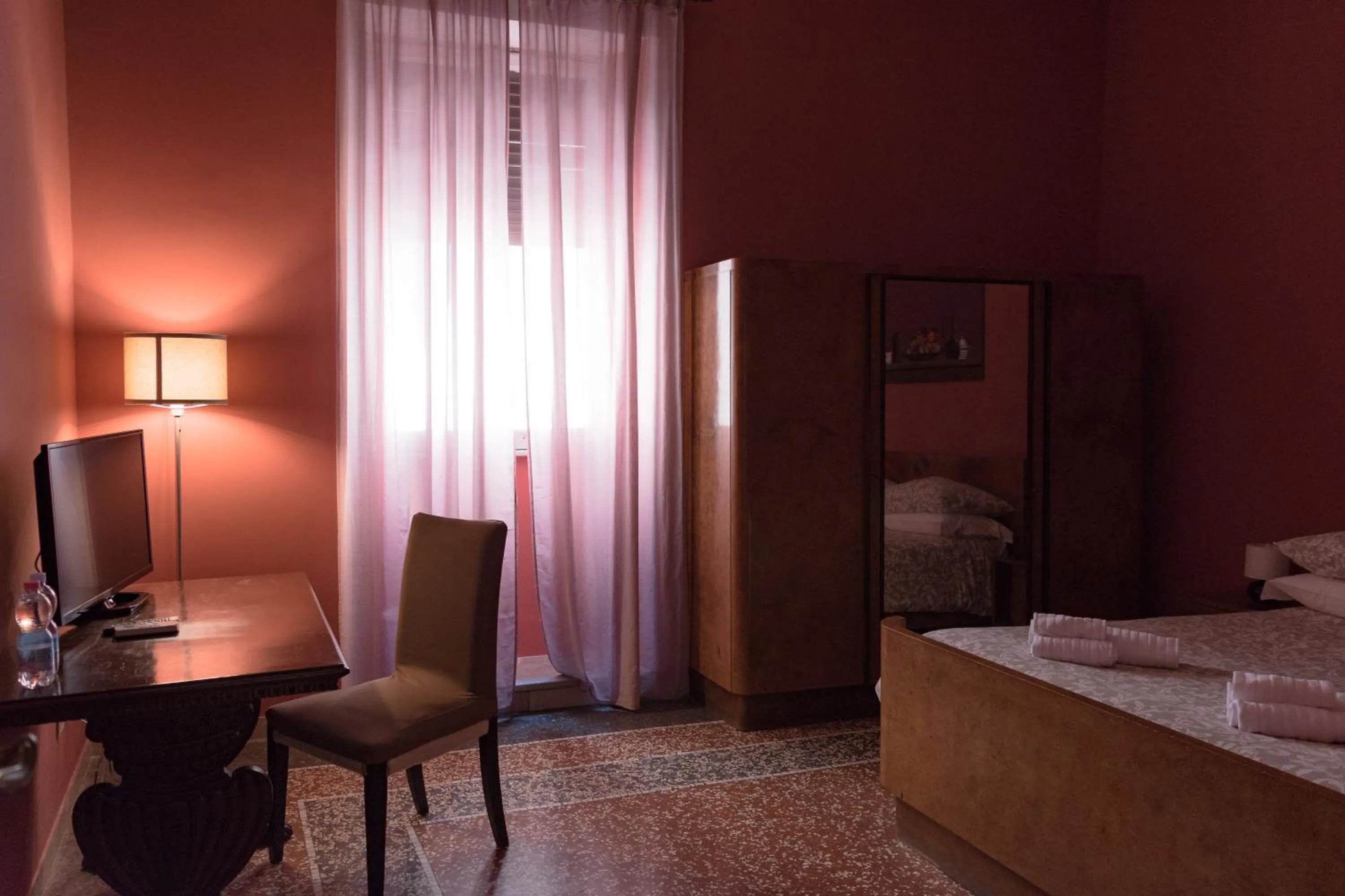 Bedroom, Bed in Antica Terrazza Frascati