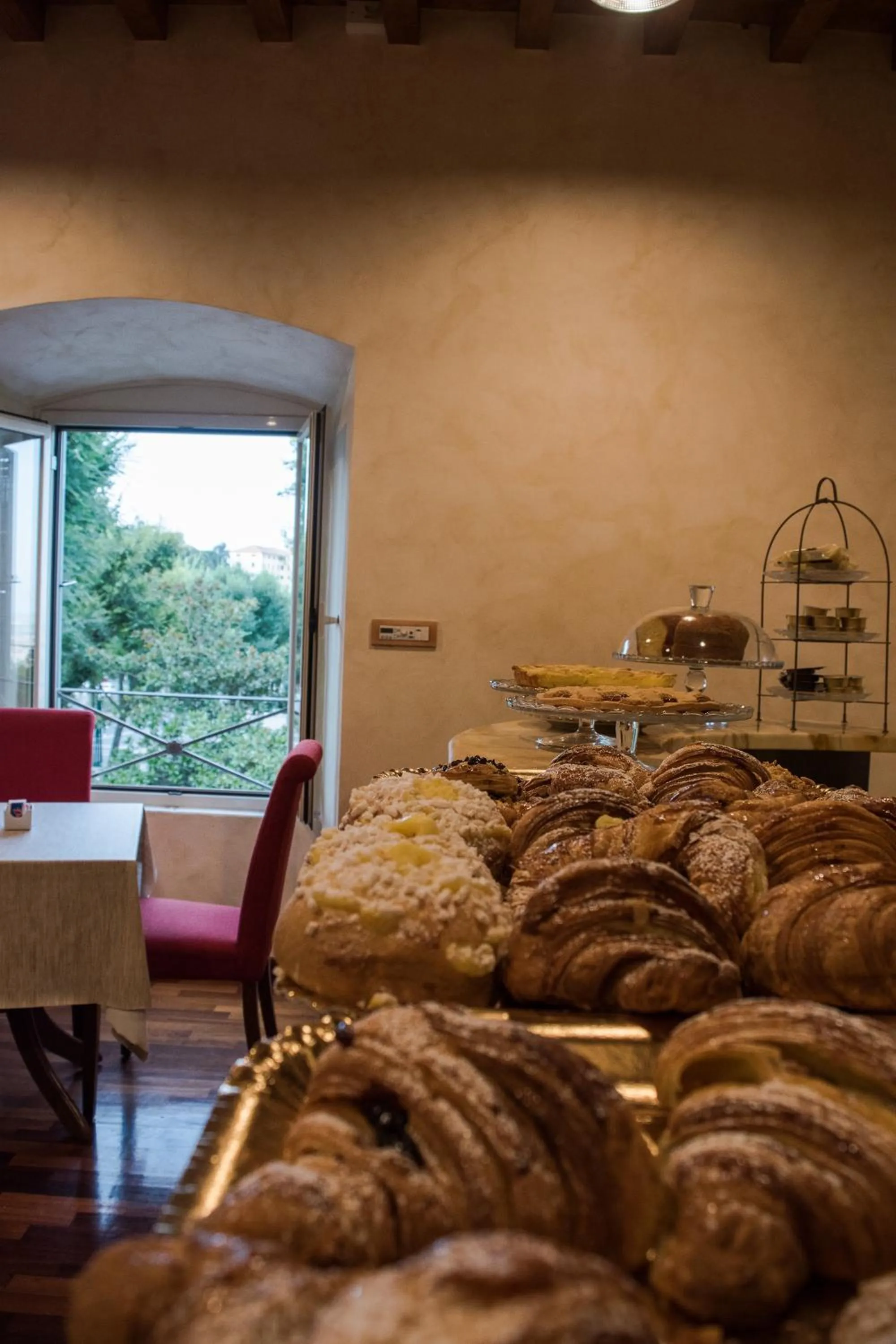 Buffet breakfast in Antica Terrazza Frascati