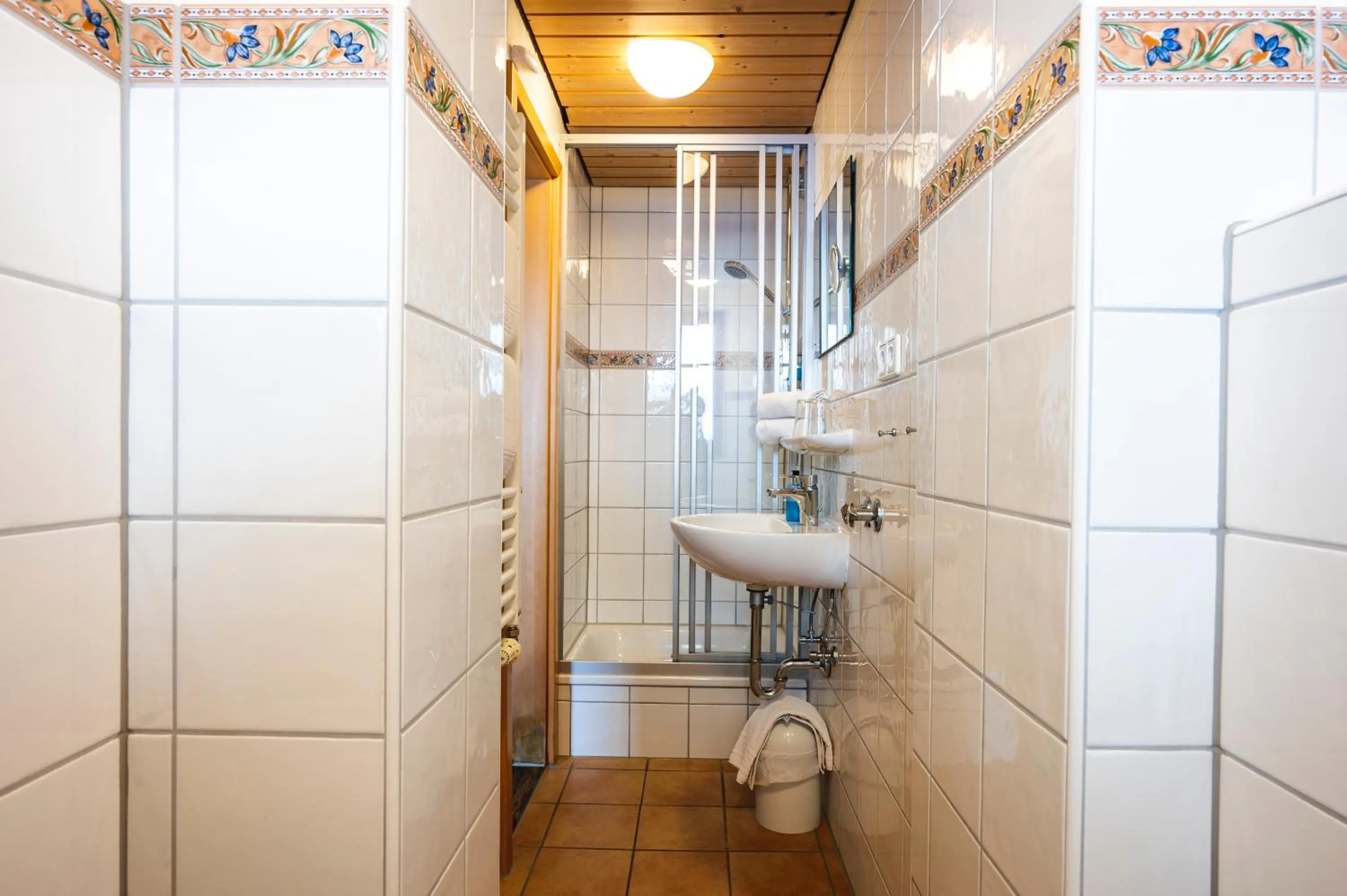 Bathroom in Hotel und Apartements im Forellenbach