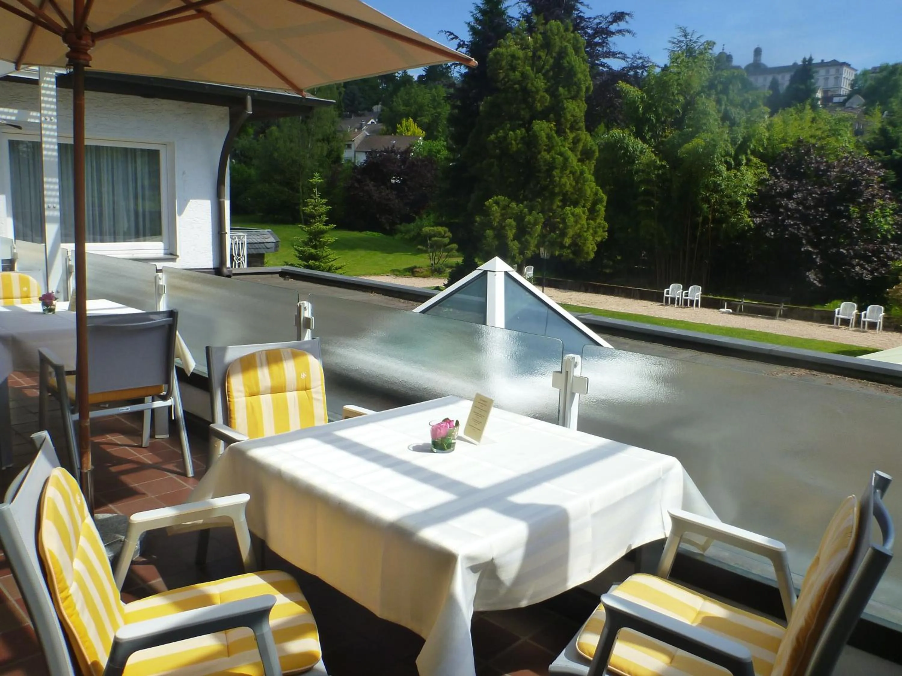 Balcony/Terrace in Romantik Waldhotel Mangold