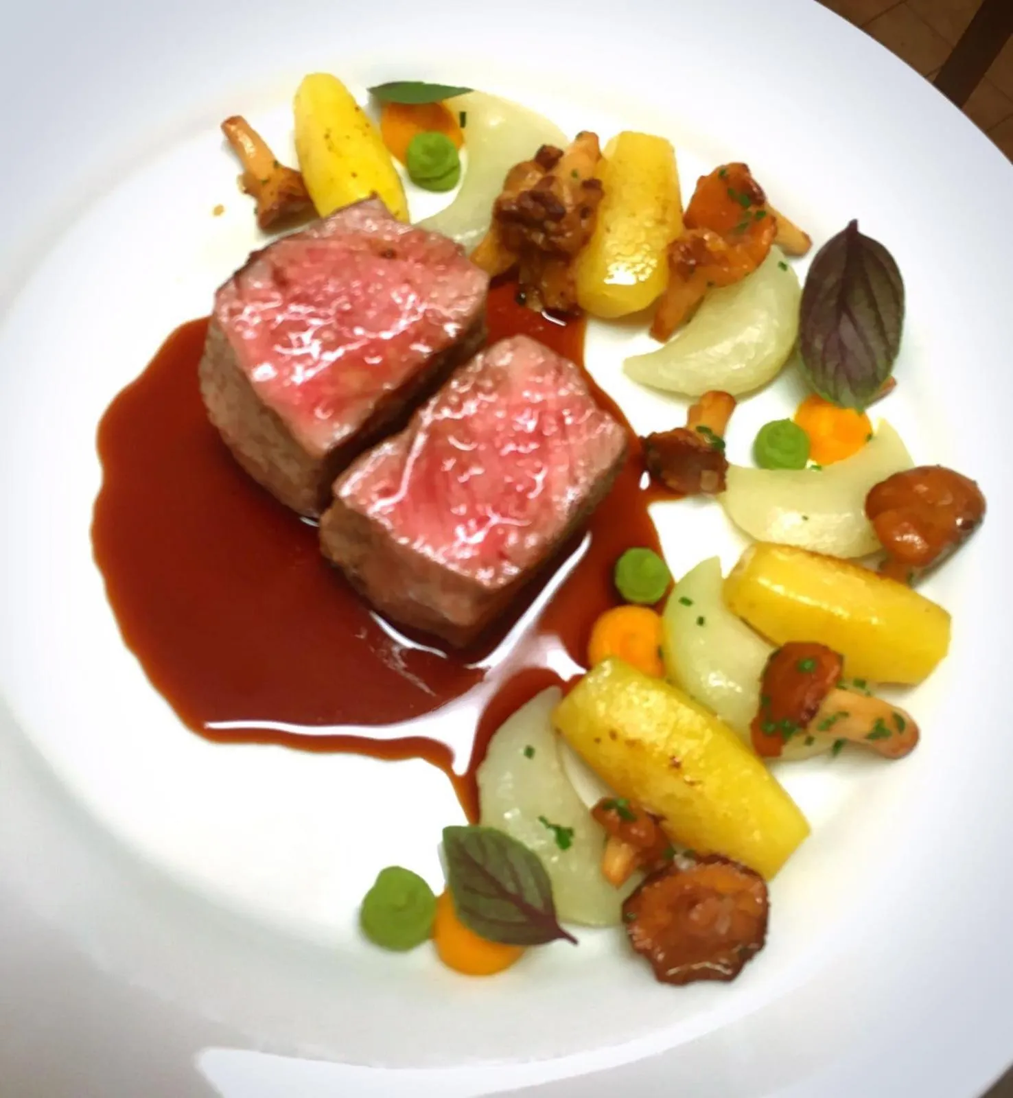 Food close-up in Romantik Waldhotel Mangold