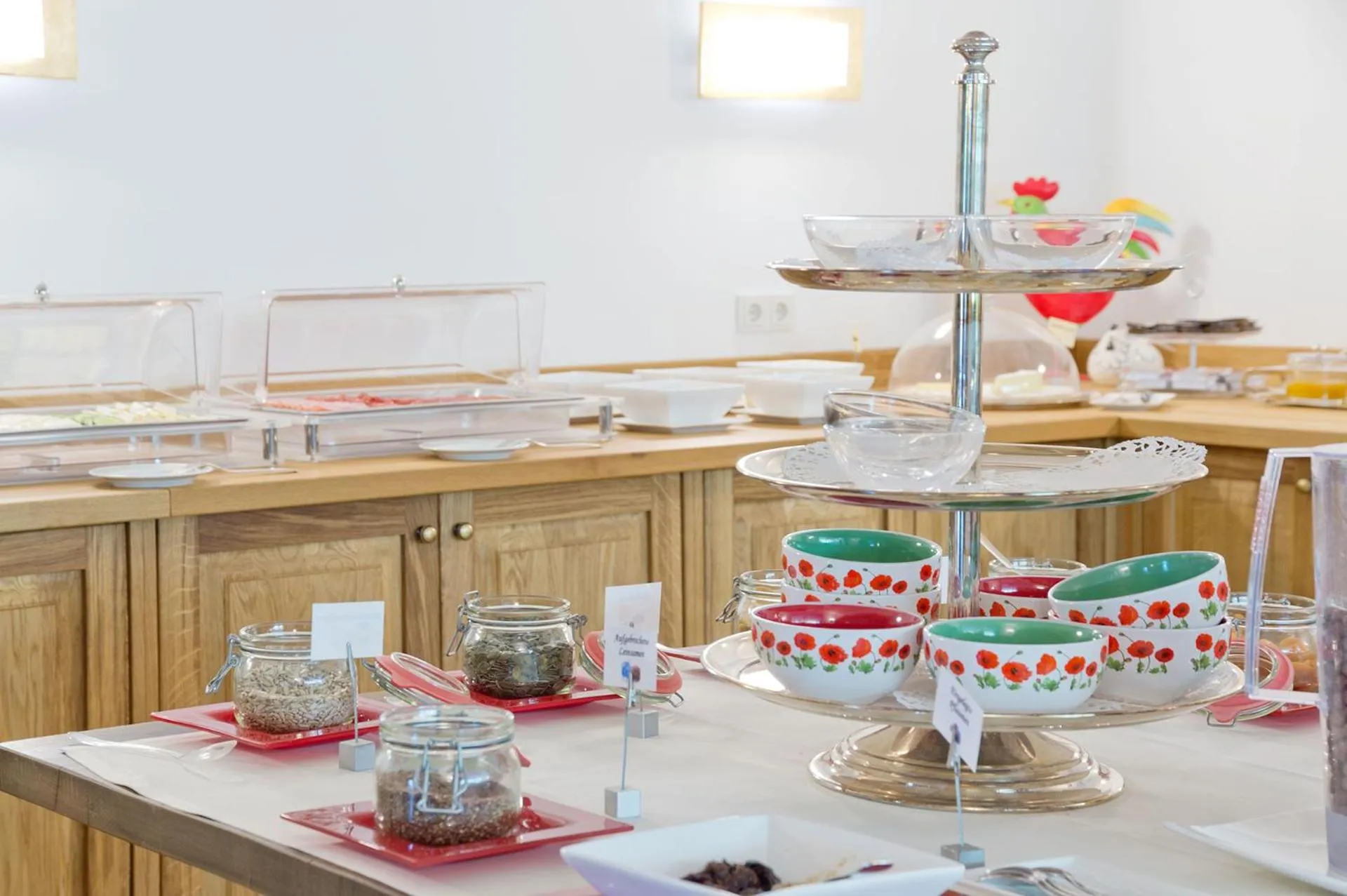 Buffet breakfast in Romantik Waldhotel Mangold