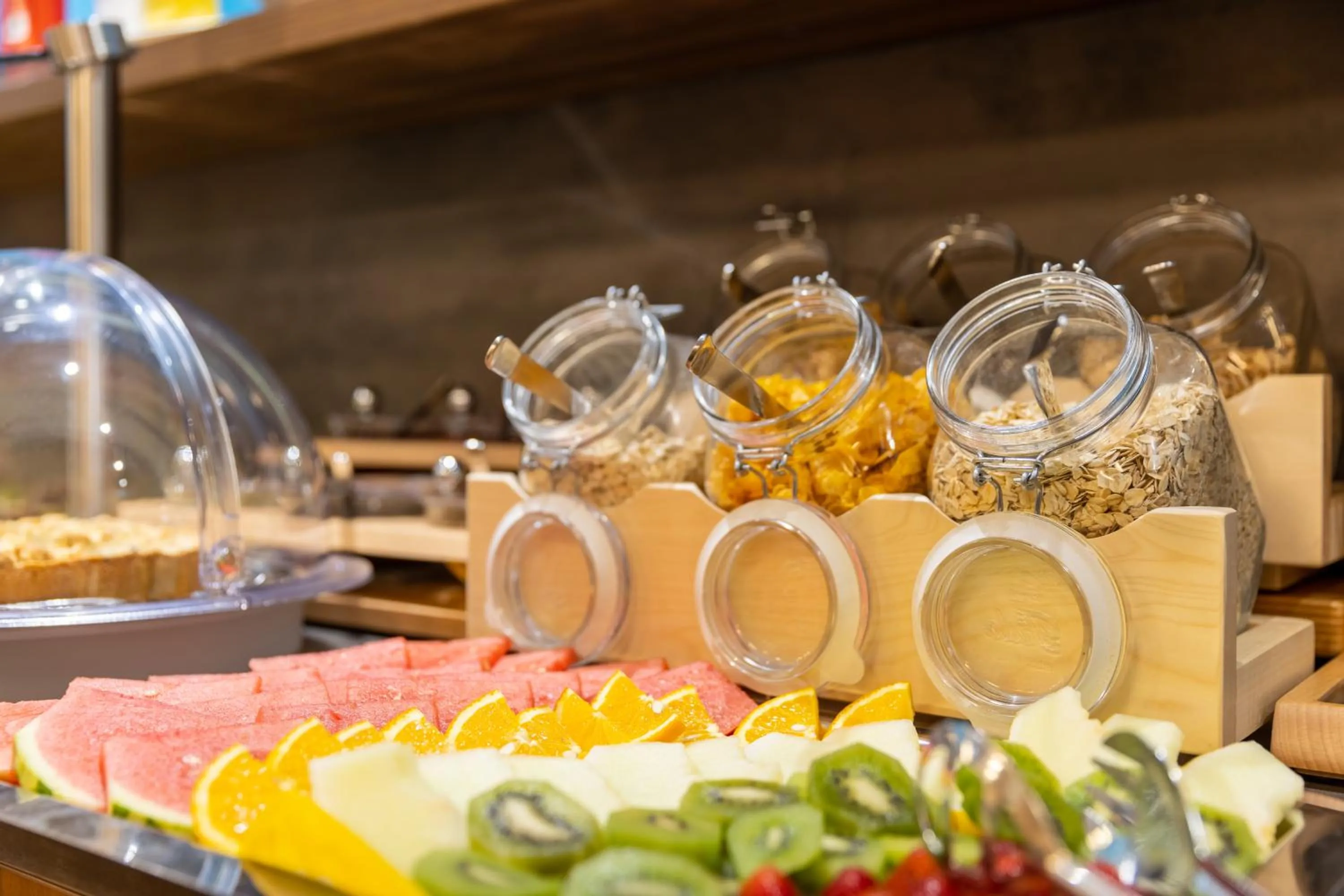 Buffet breakfast in Trip Inn Hotel Messe Westend