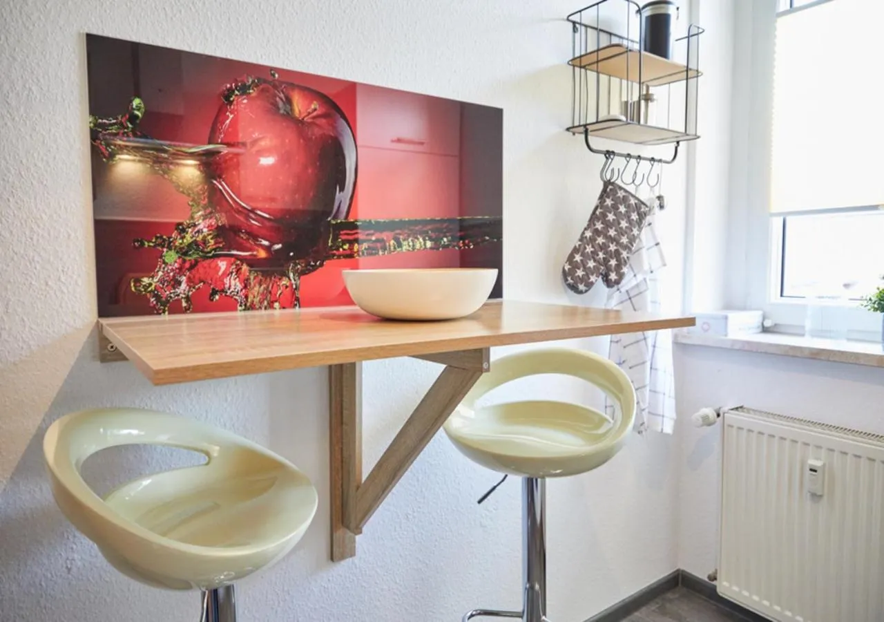 Kitchen or kitchenette in Cityhotel Bernburg