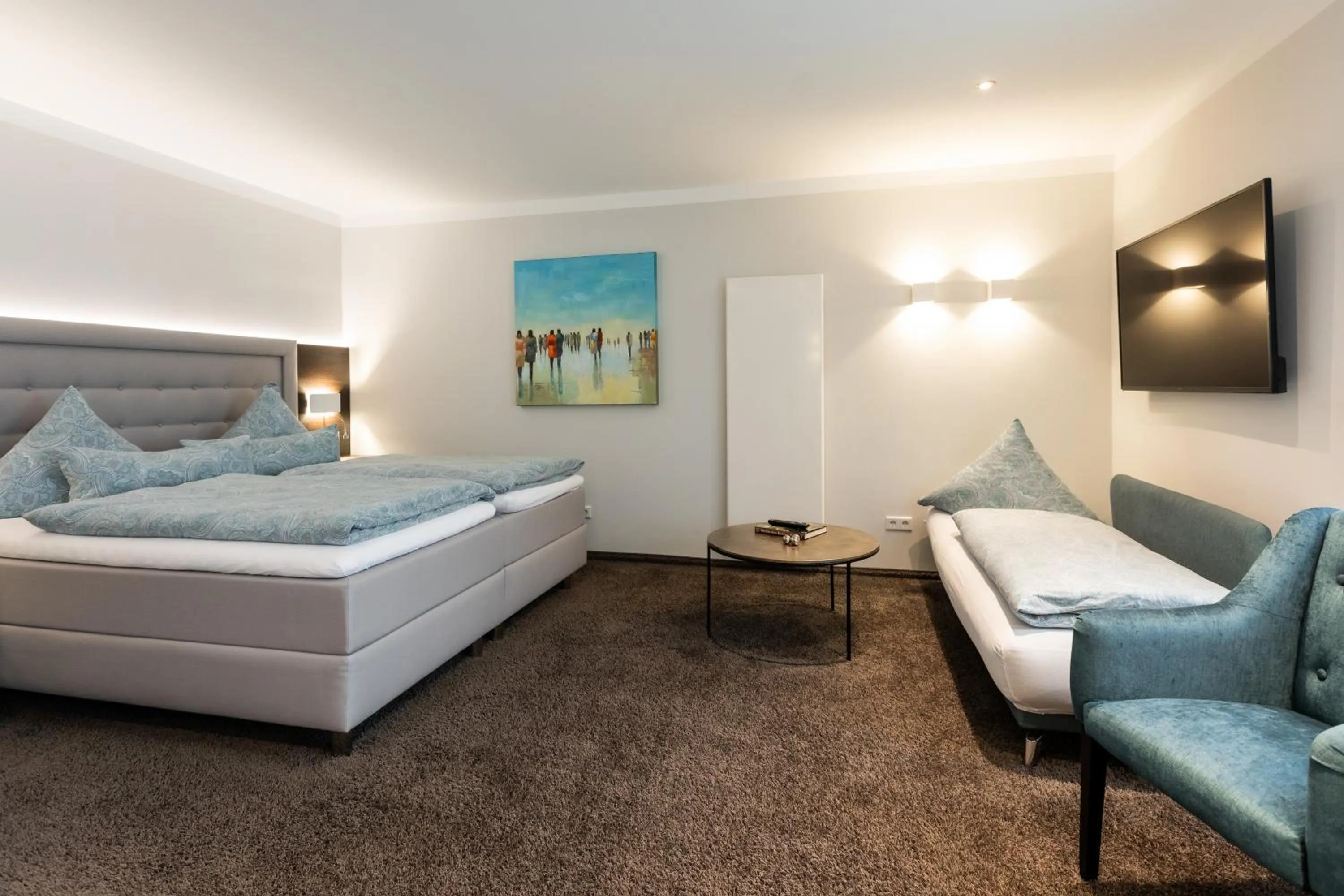 Photo of the whole room, Bed in Landhotel Bartmann