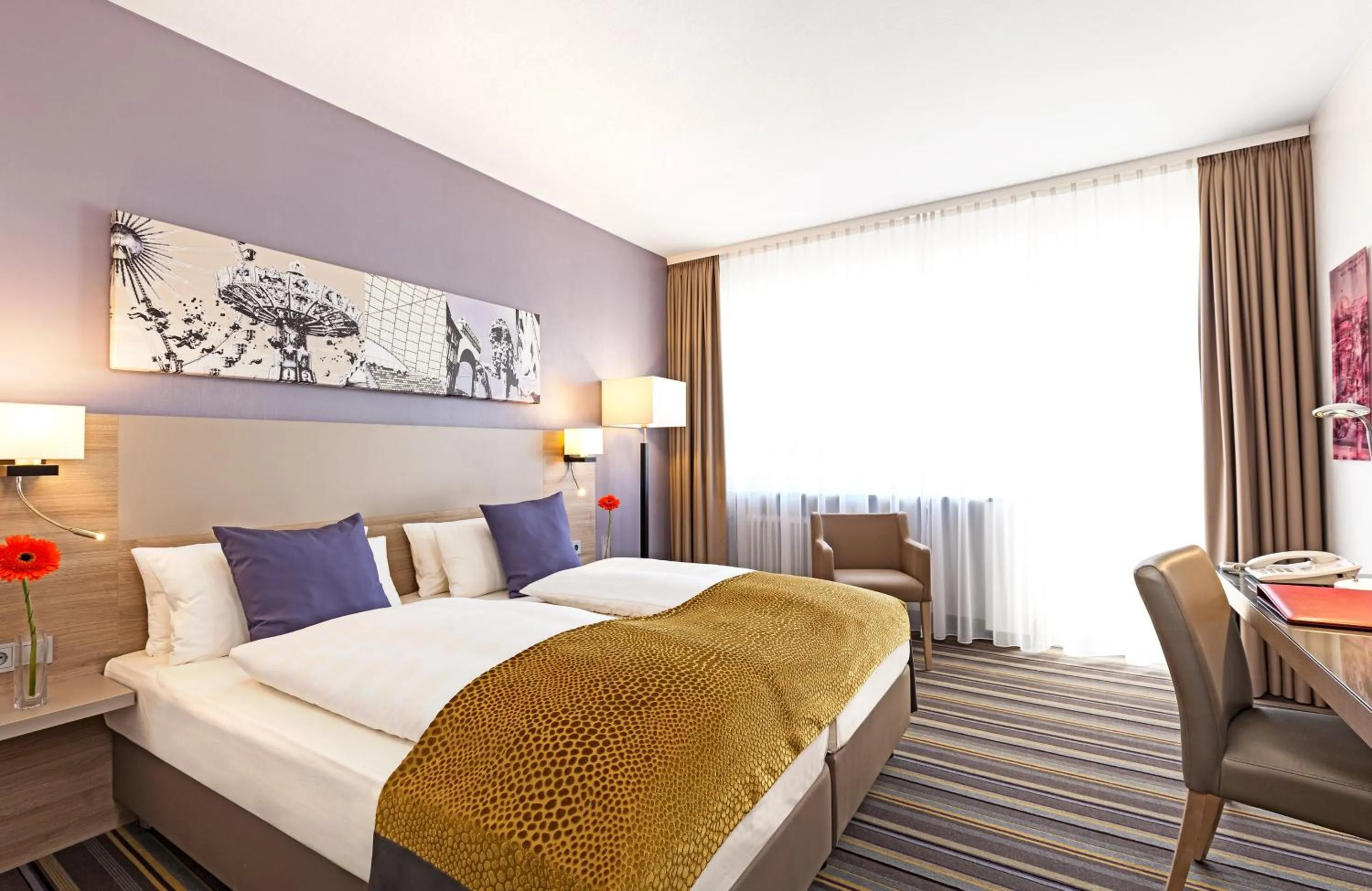 Photo of the whole room, Bed in Leonardo Hotel Munich City North