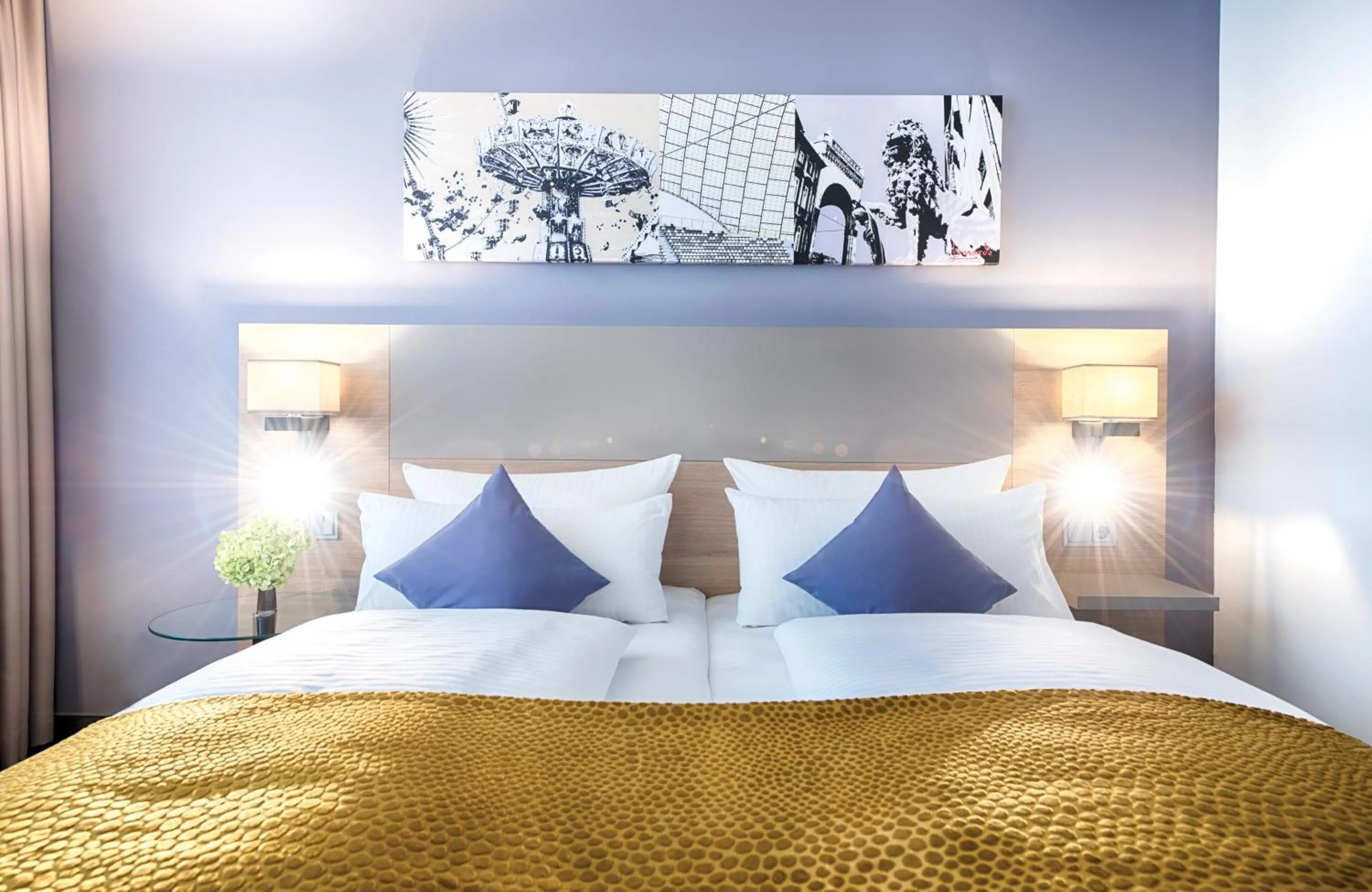 Photo of the whole room, Bed in Leonardo Hotel Munich City North