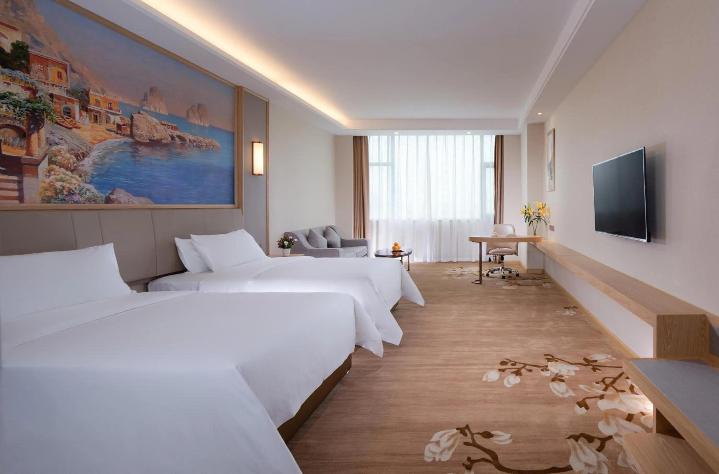 On site, Bed in Vienna International Hotel (Lianjiang Avenue Xinyuan International Plaza)