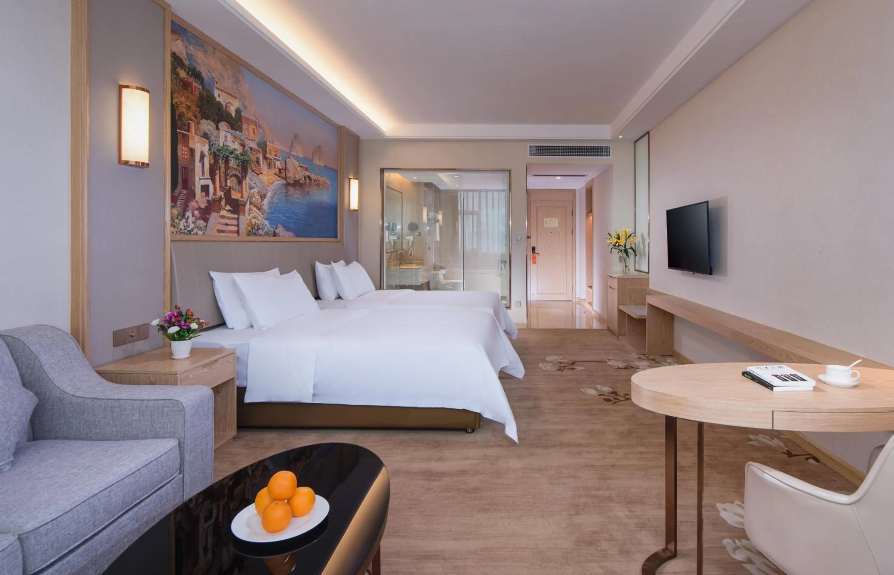 On site, Bed in Vienna International Hotel (Lianjiang Avenue Xinyuan International Plaza)