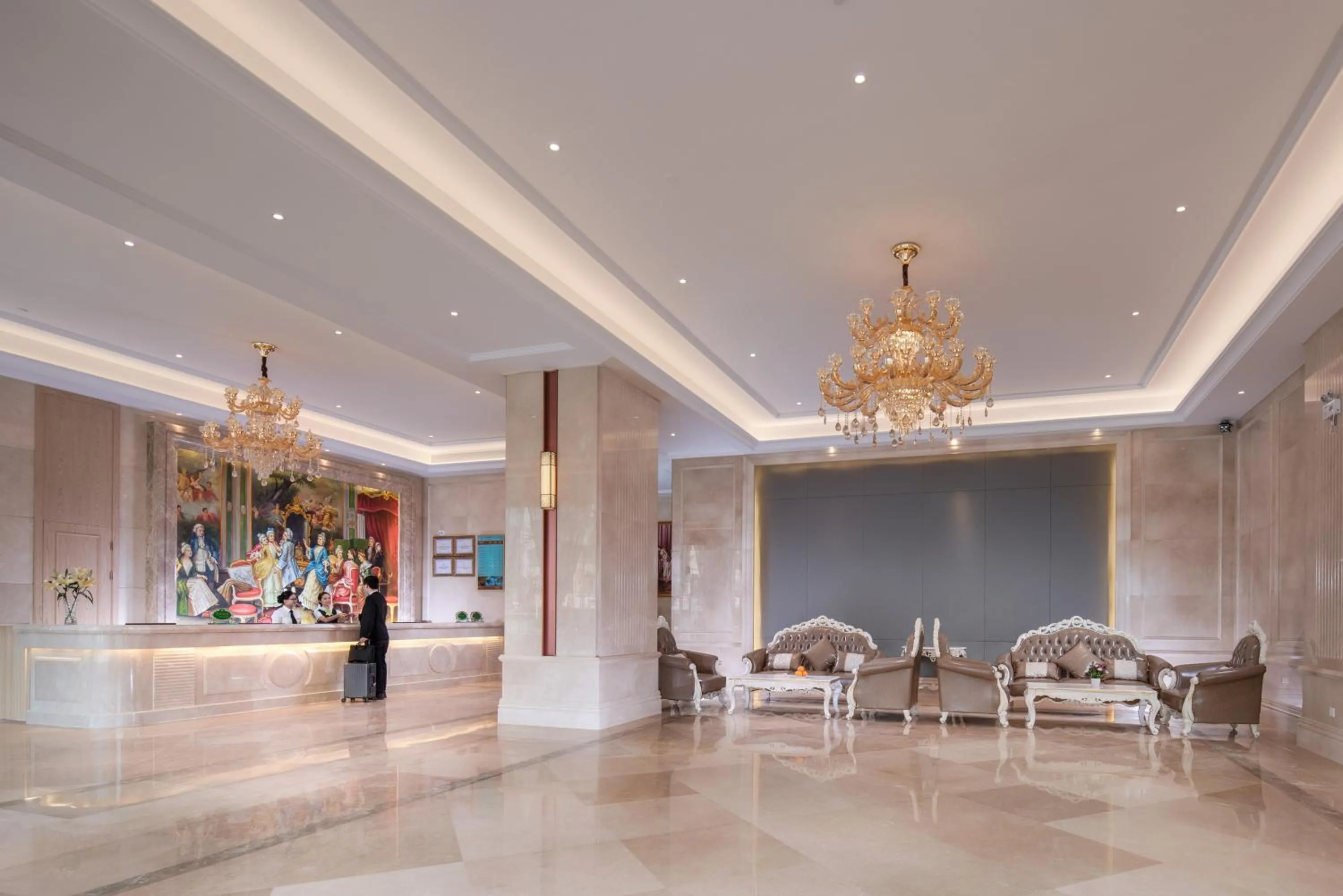 Lobby or reception in Vienna International Hotel (Lianjiang Avenue Xinyuan International Plaza)