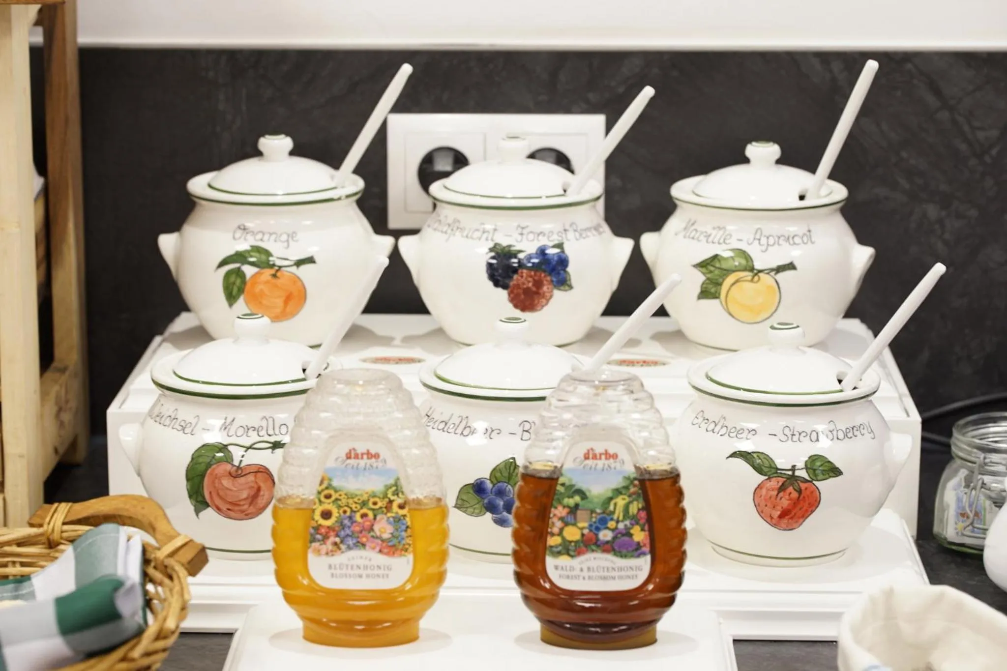 Buffet breakfast in Hotel Edel Weiss